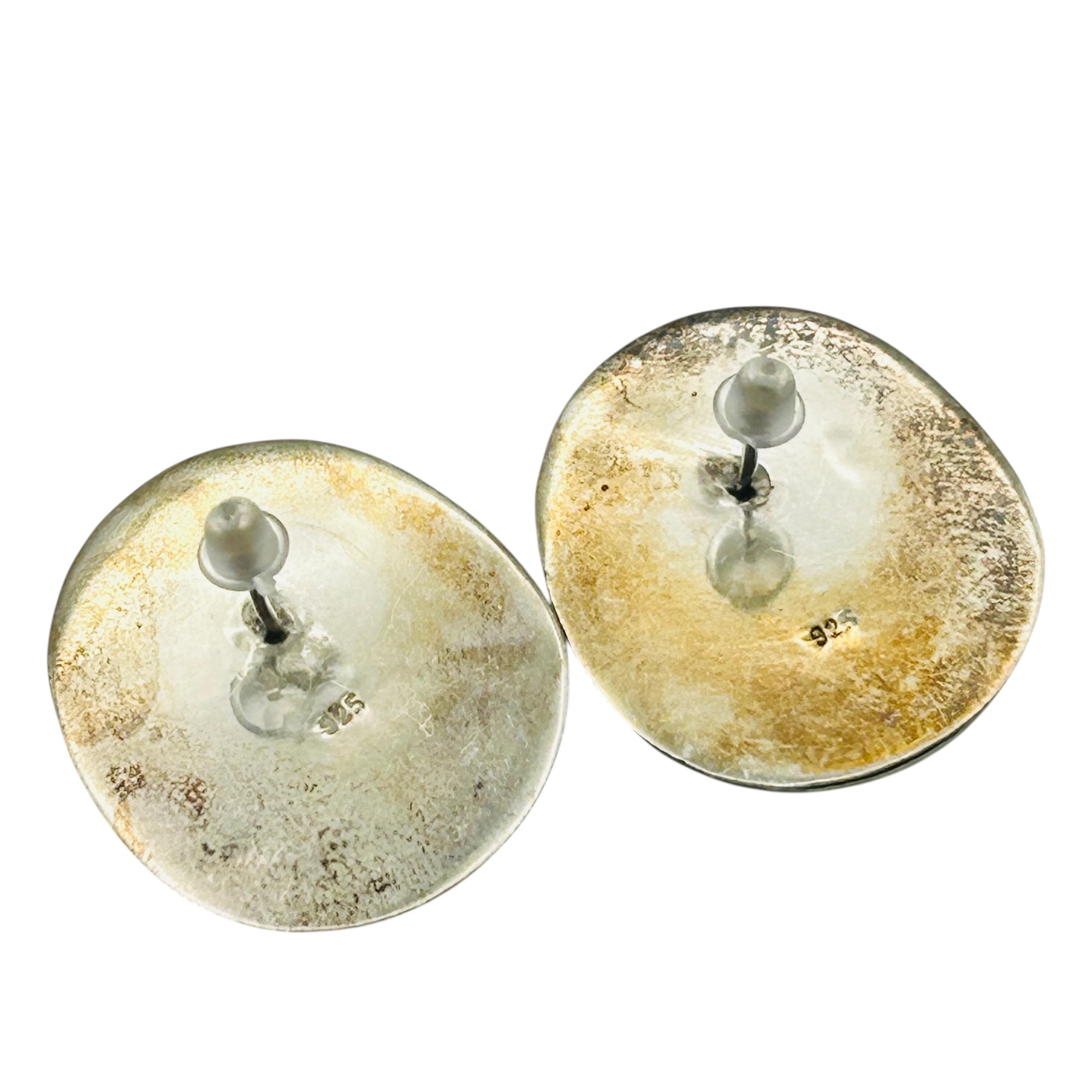 Sterling Puffy Earrings