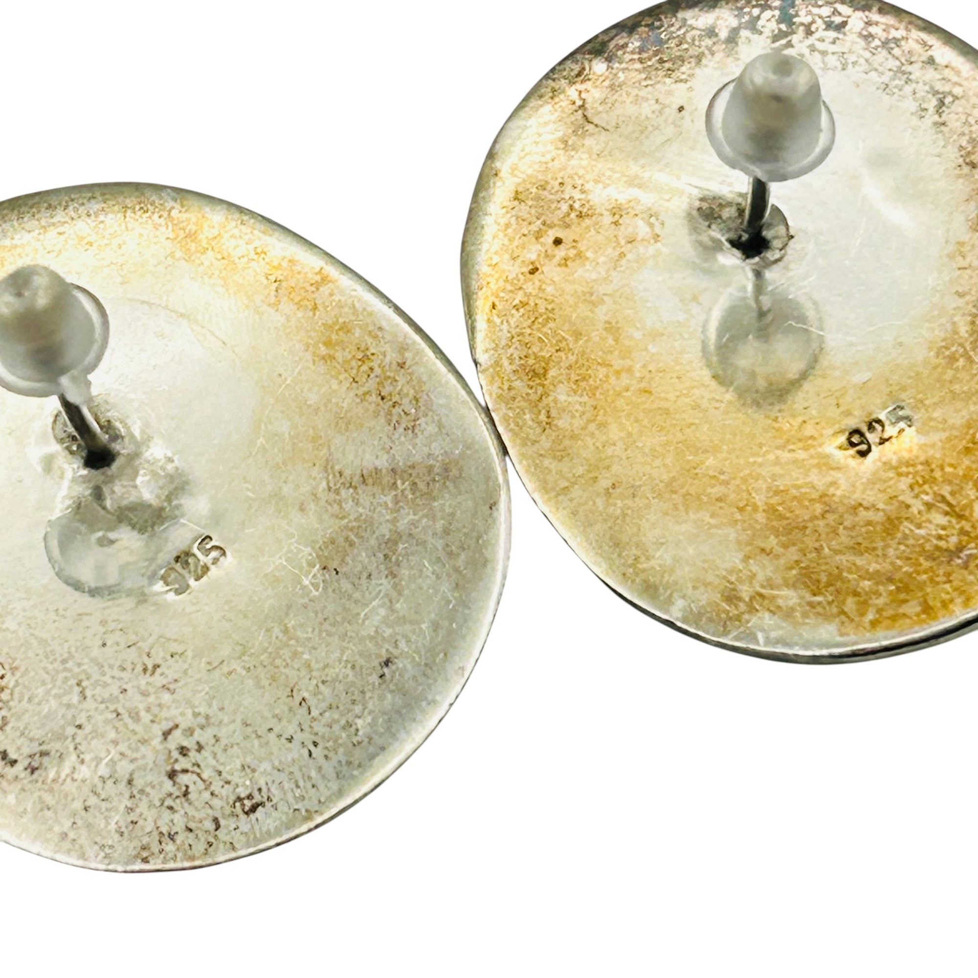 Sterling Puffy Earrings