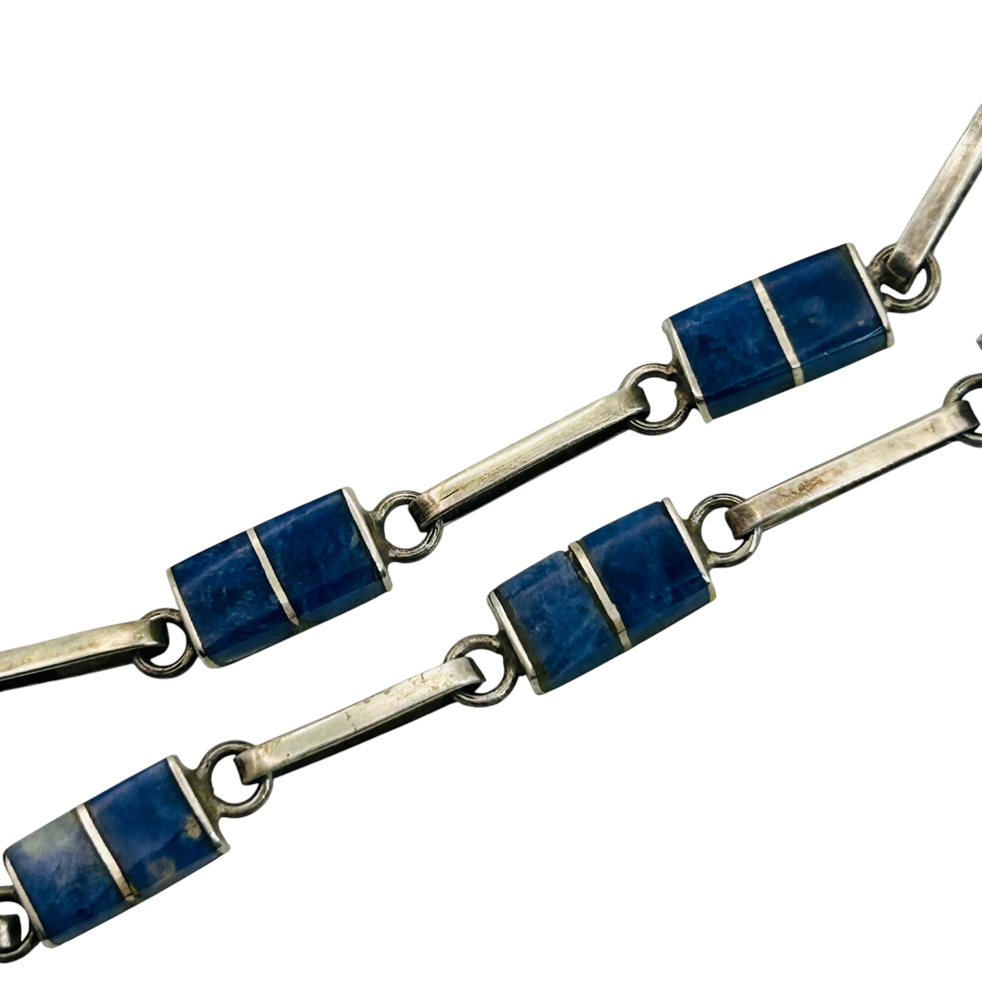 950 Silver Lapis Lazuli Bracelet