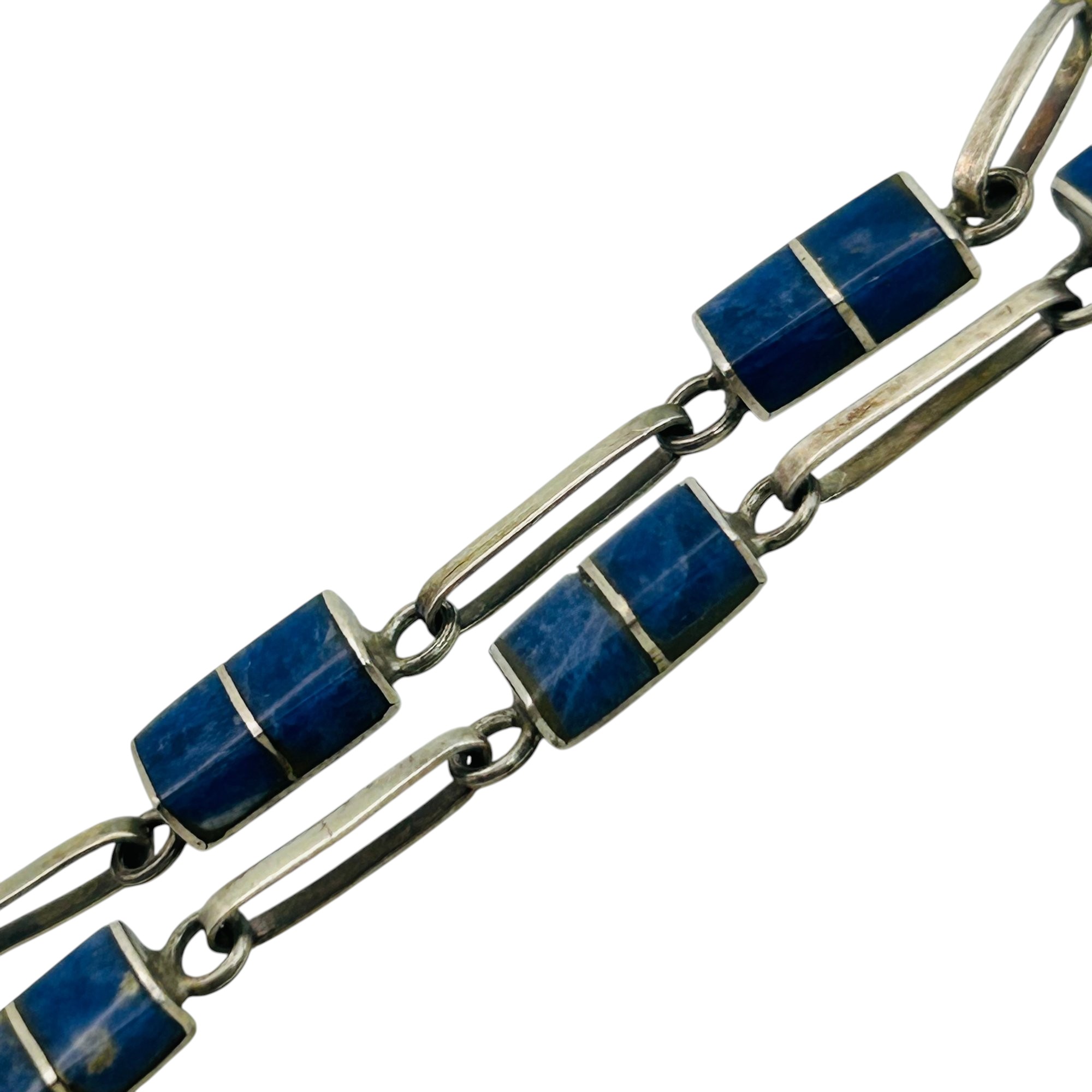 950 Silver Lapis Lazuli Bracelet