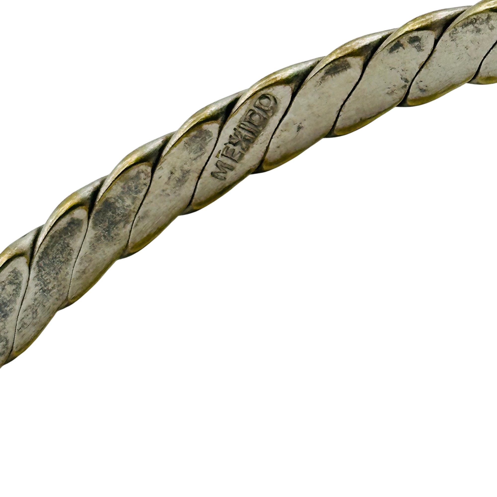 Sterling Mexico Bangle Bracelet