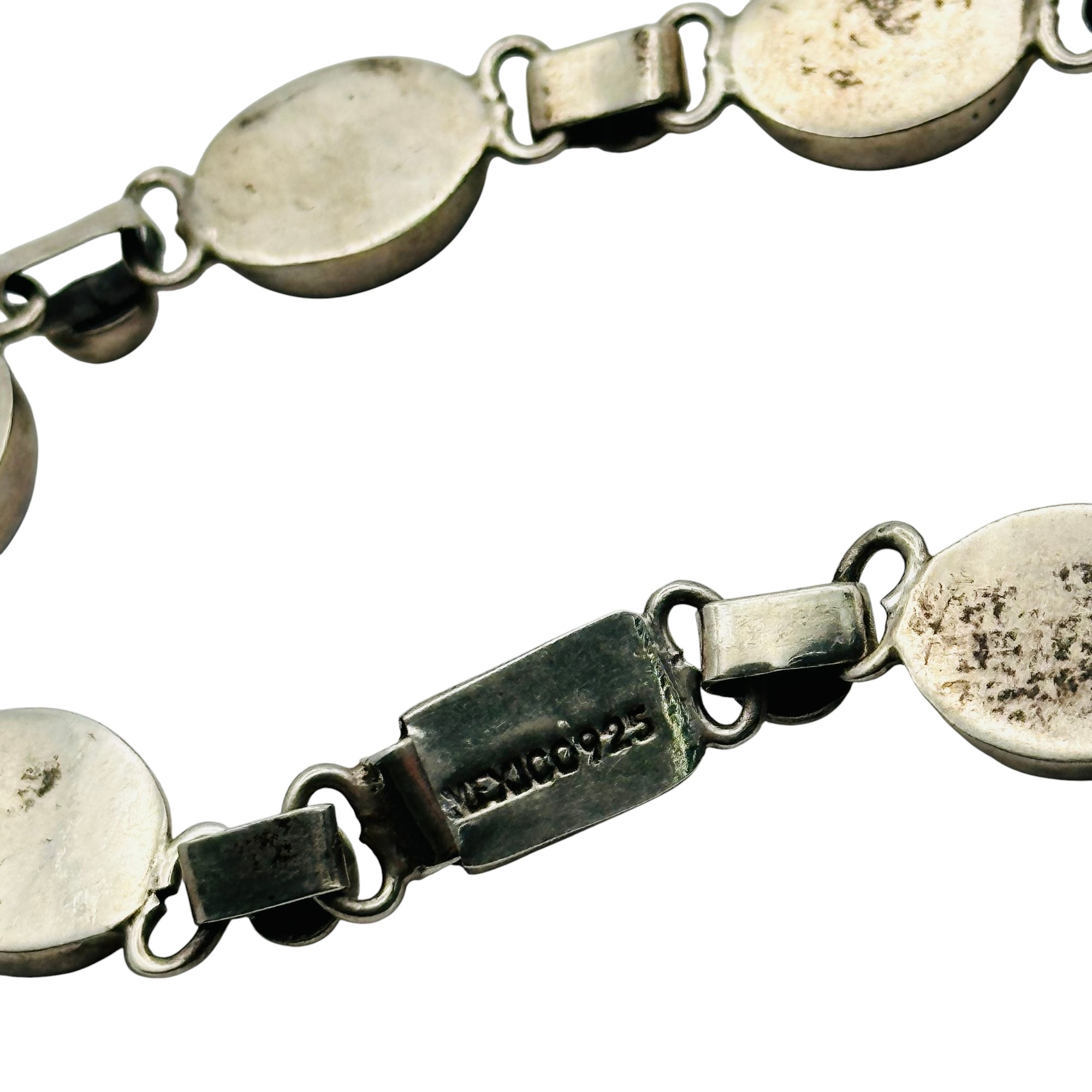 Mexico Sterling Multi Stone Bracelet