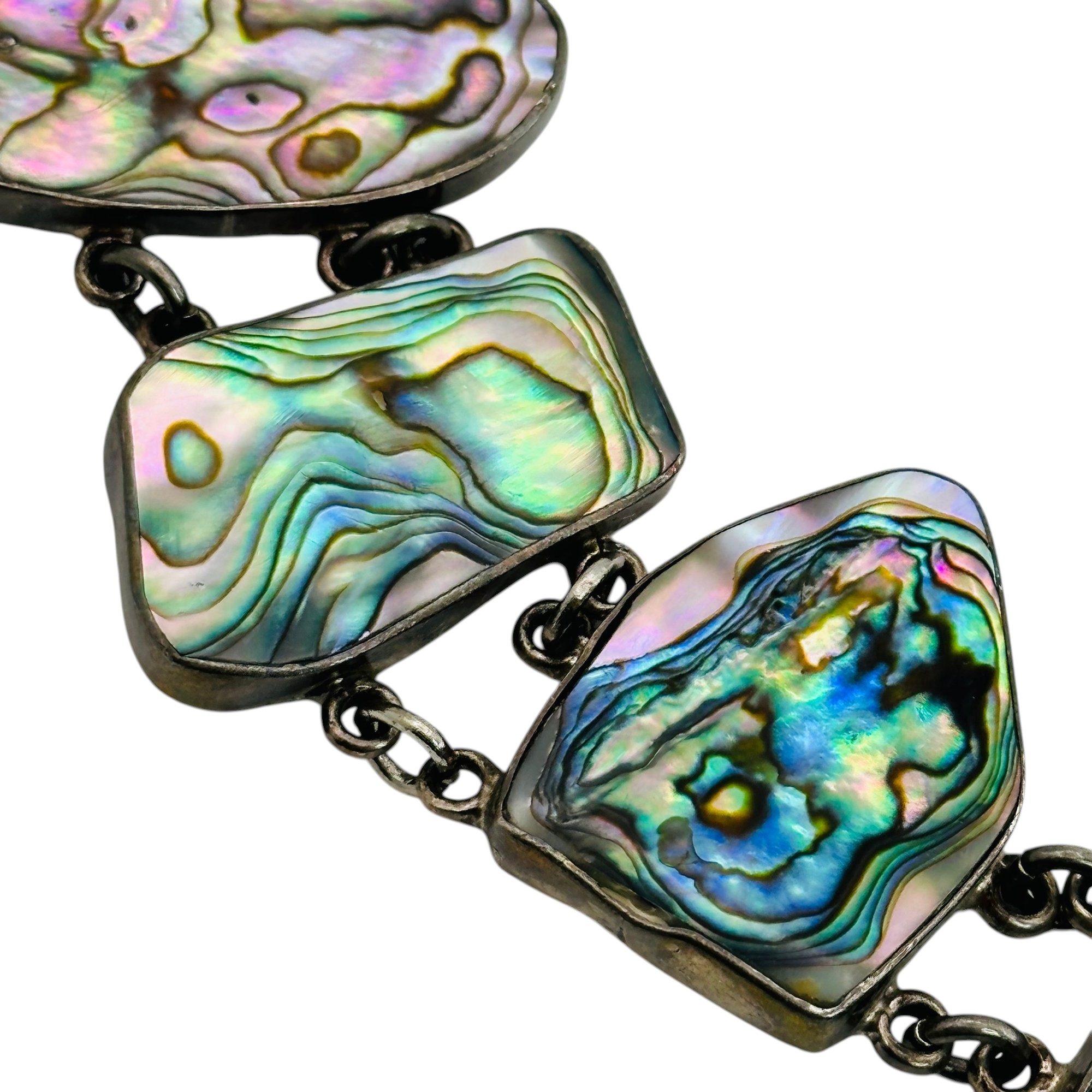 Mexico Sterling Abalone Bracelet