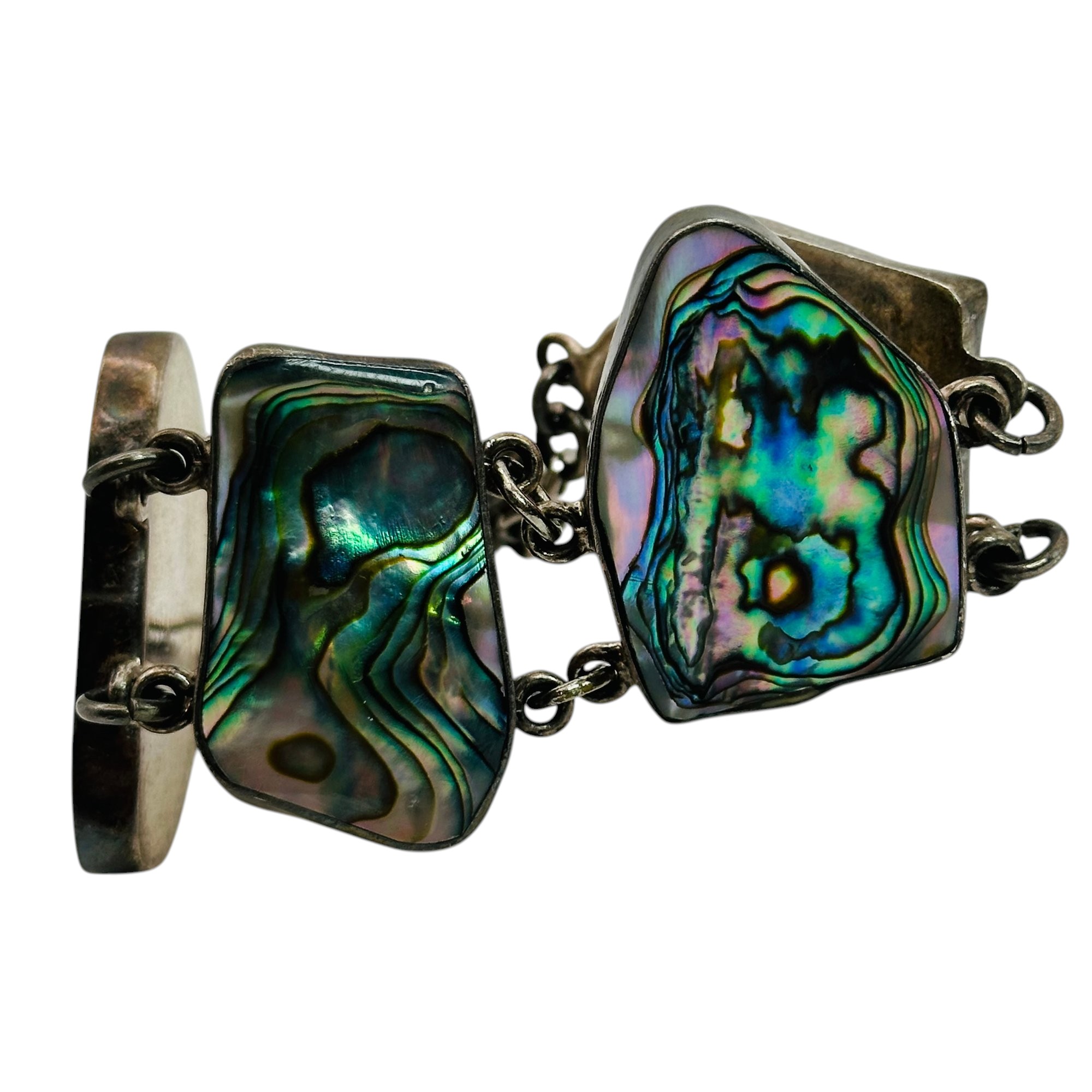 Mexico Sterling Abalone Bracelet