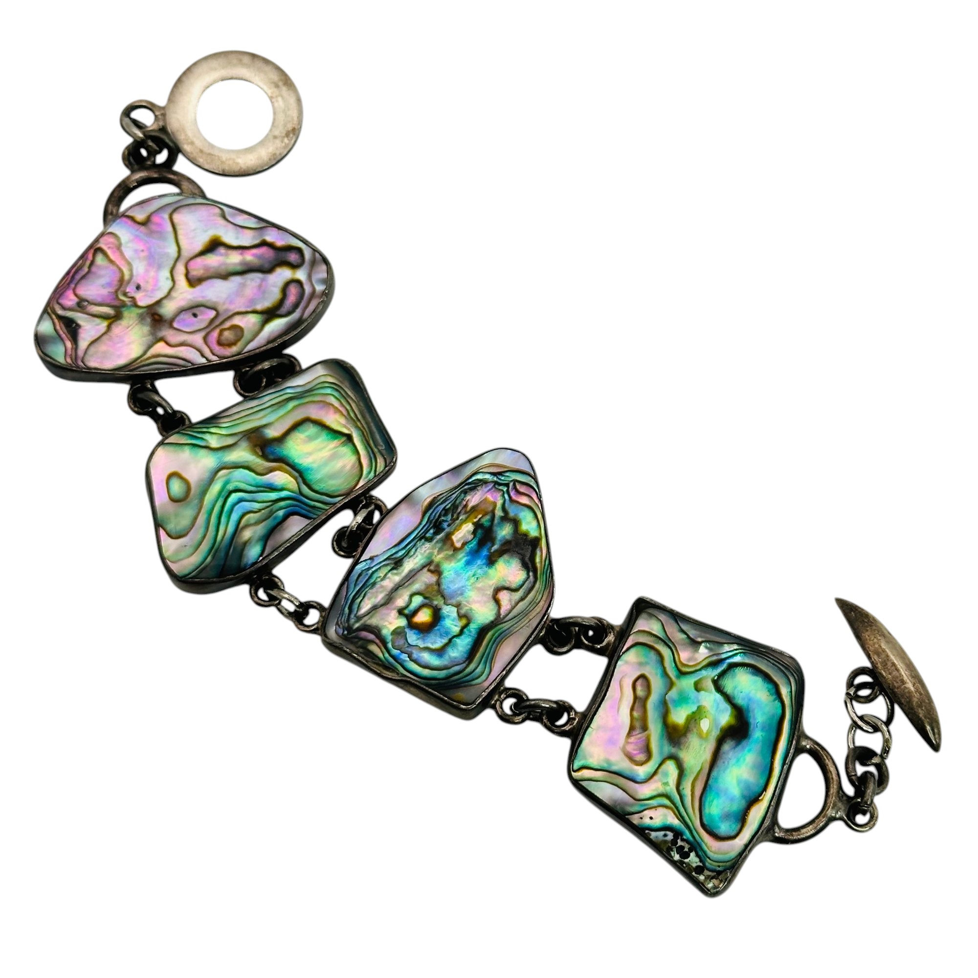 Mexico Sterling Abalone Bracelet