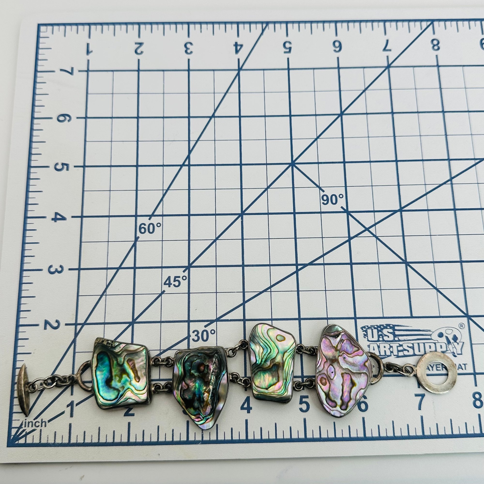 Mexico Sterling Abalone Bracelet