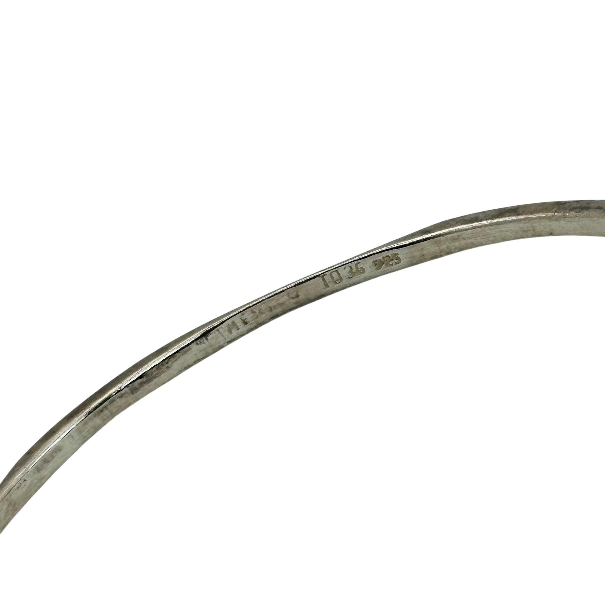 Taxco Mexico Sterling Bangle Bracelet