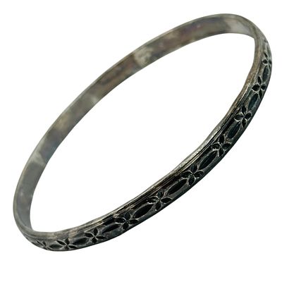 Pictomark Southwest Sterling Bangle Bracelet. Pictomark Southwest sterling bangle bracelet 16.8g