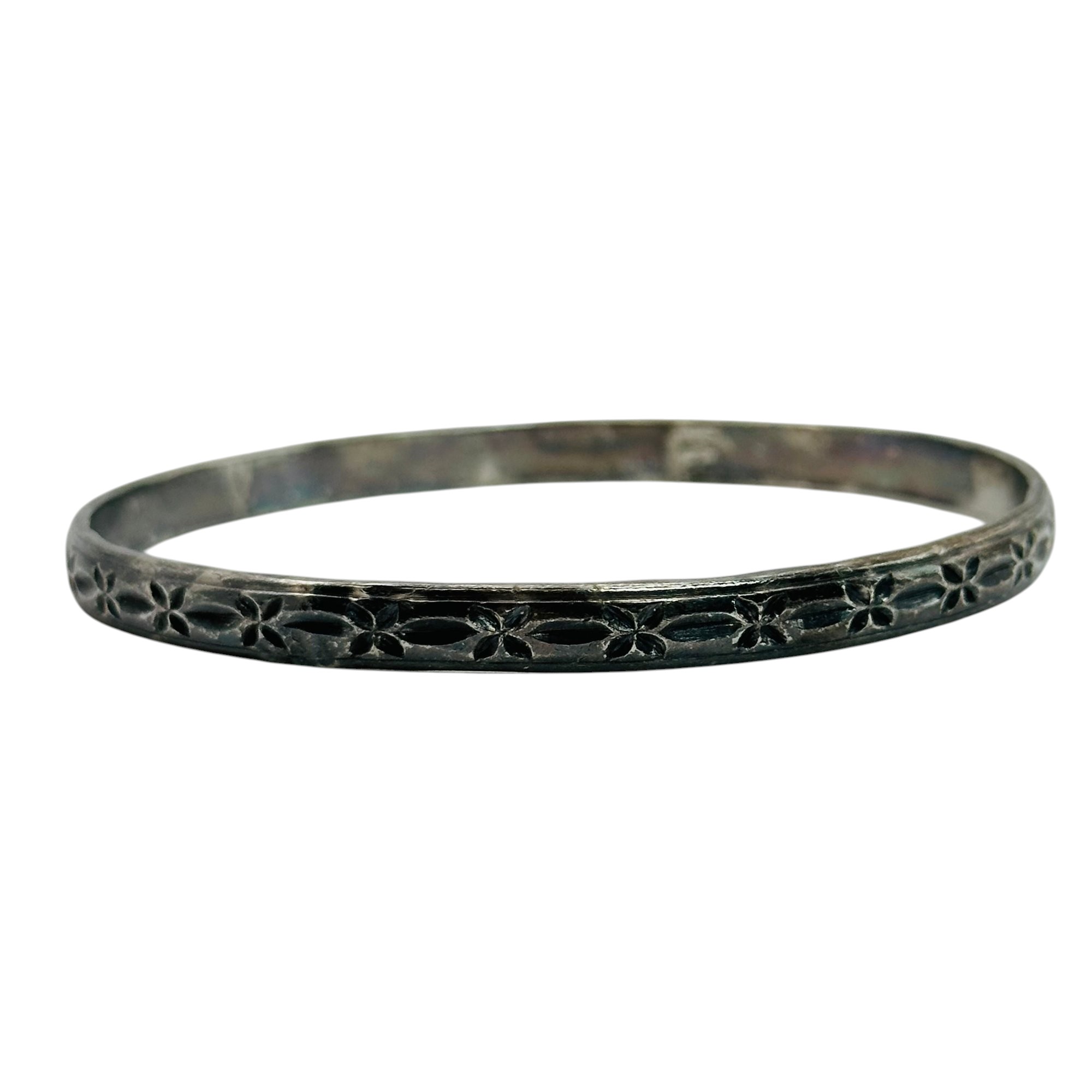 Pictomark Southwest Sterling Bangle Bracelet