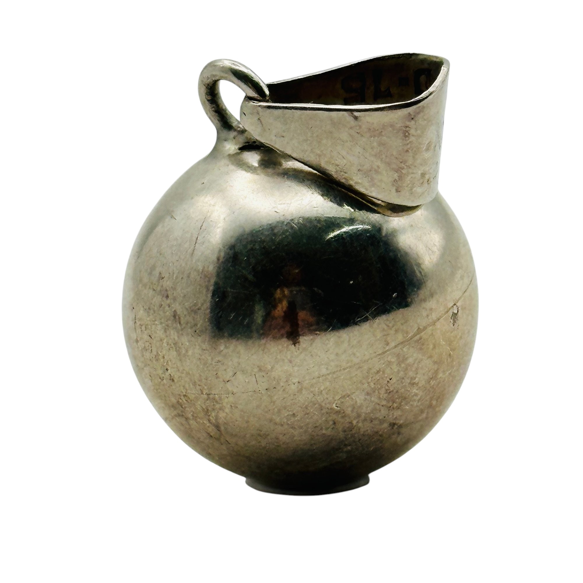 Taxco Mexico Sterling Ringing Bell Pendant