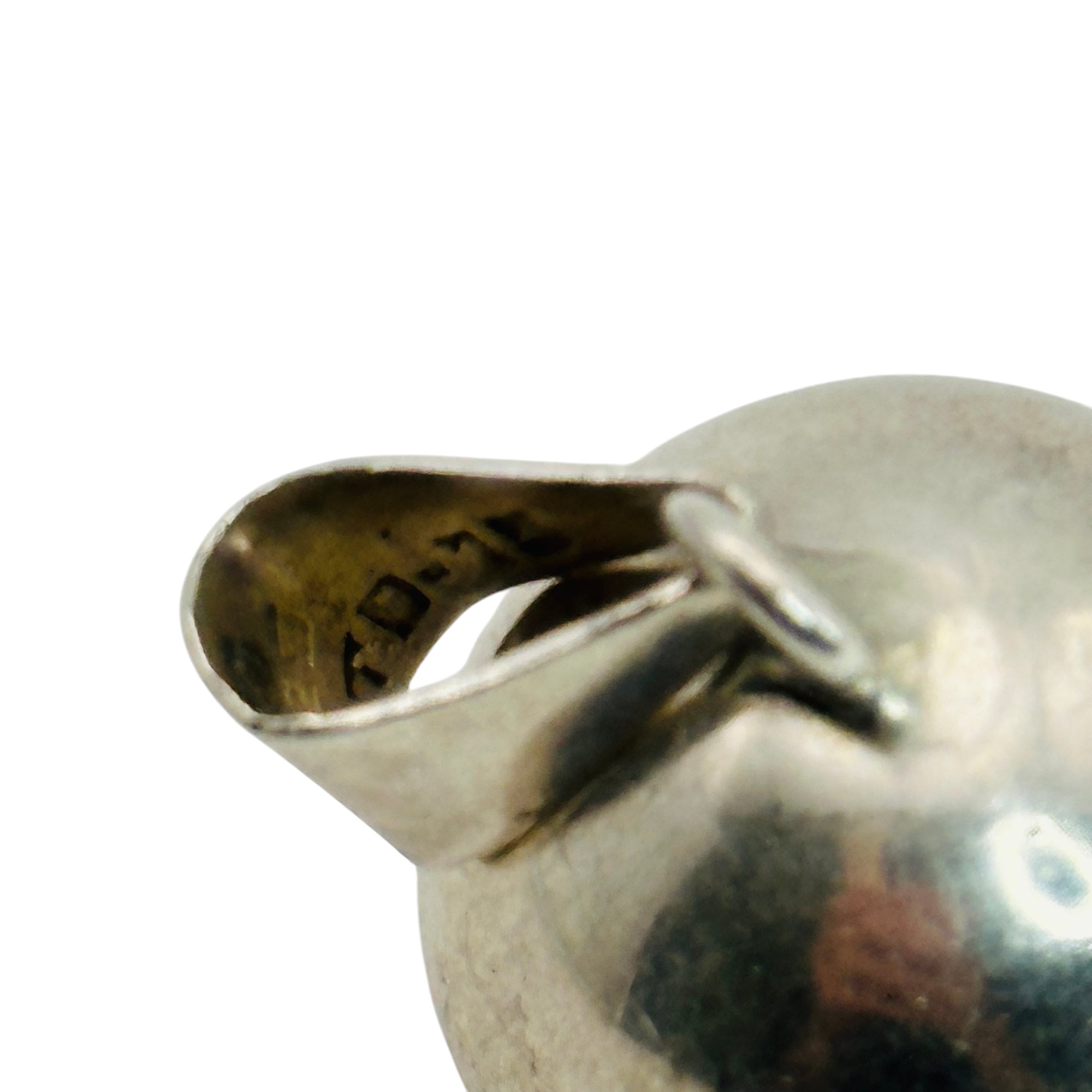 Taxco Mexico Sterling Ringing Bell Pendant