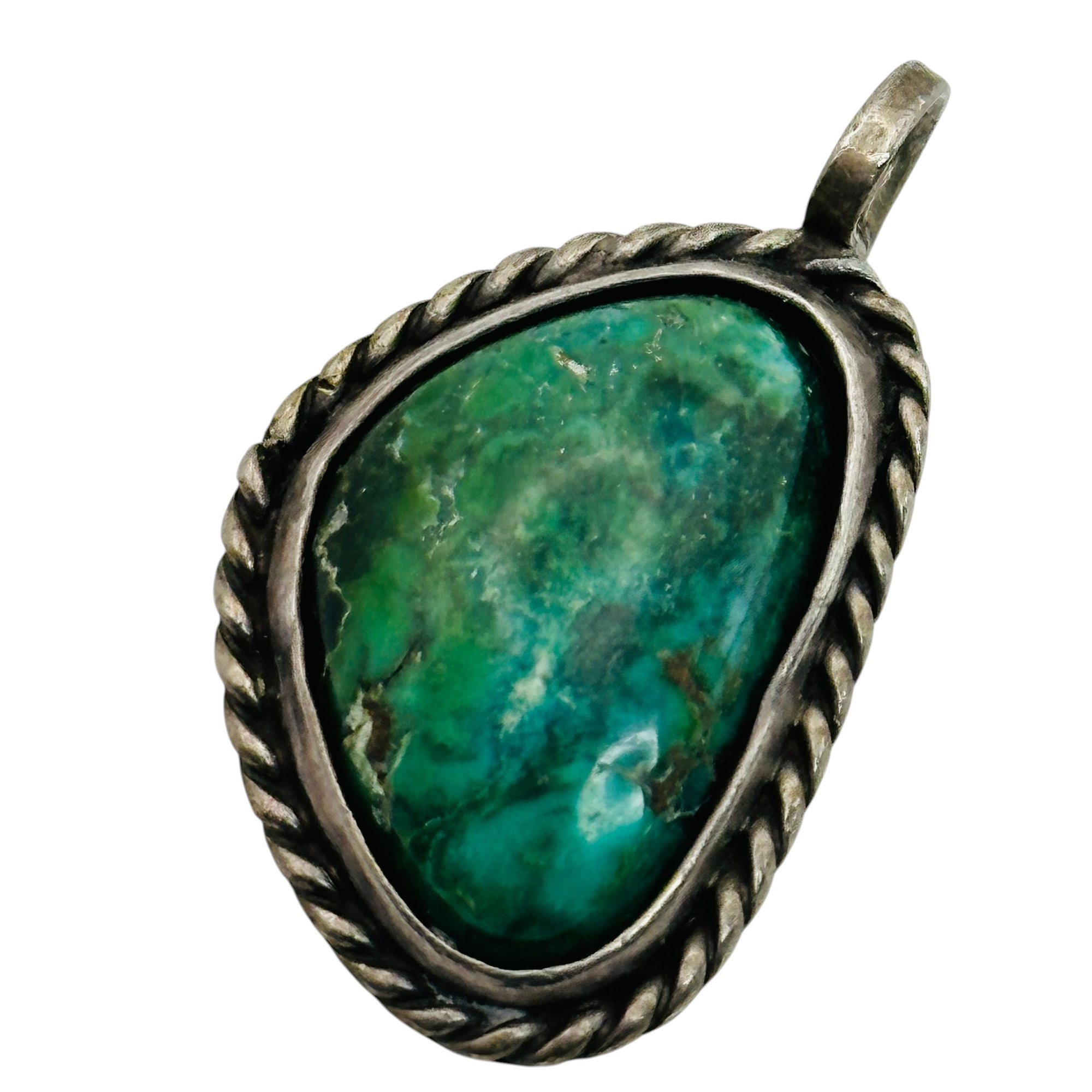 Sterling Turquoise Pendant