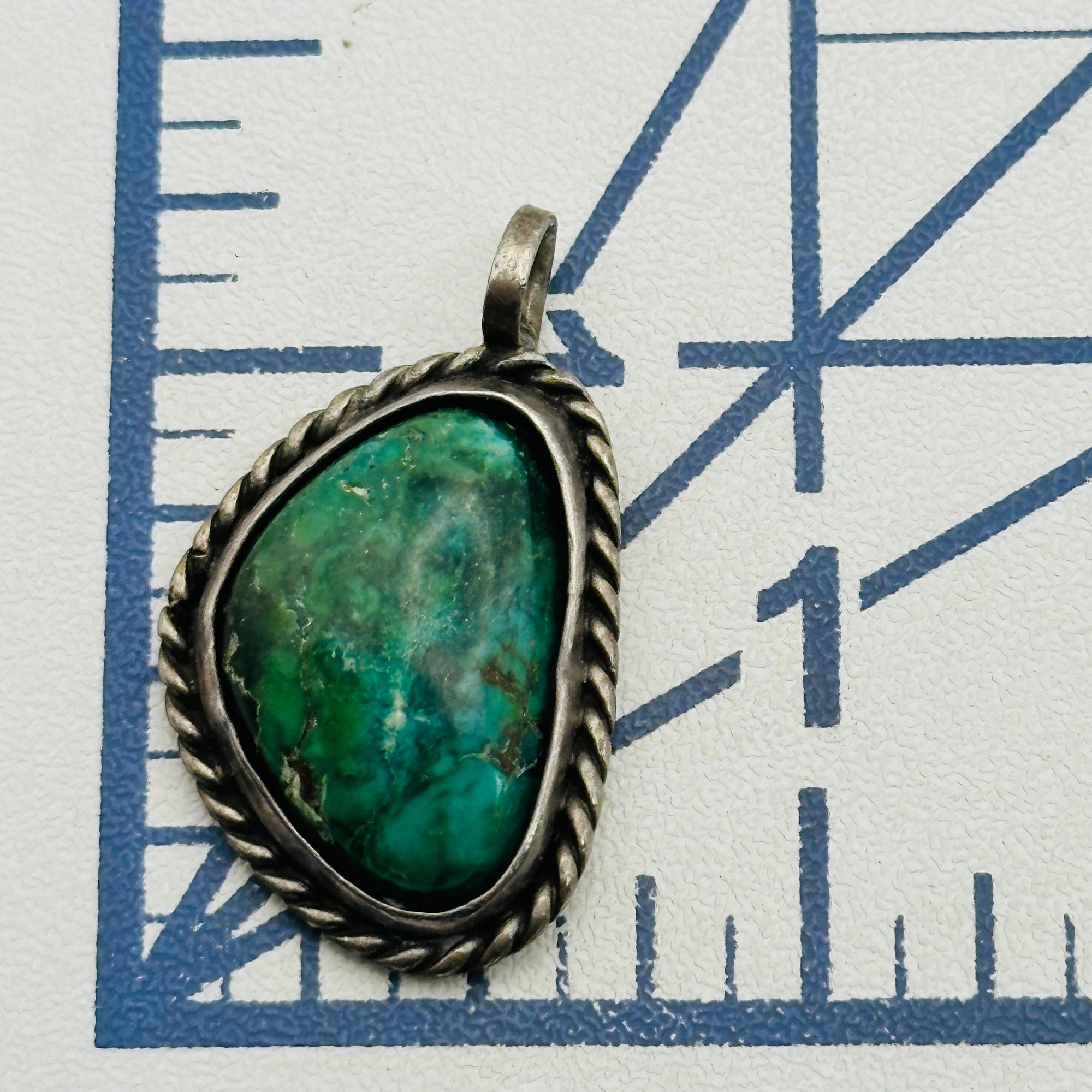 Sterling Turquoise Pendant