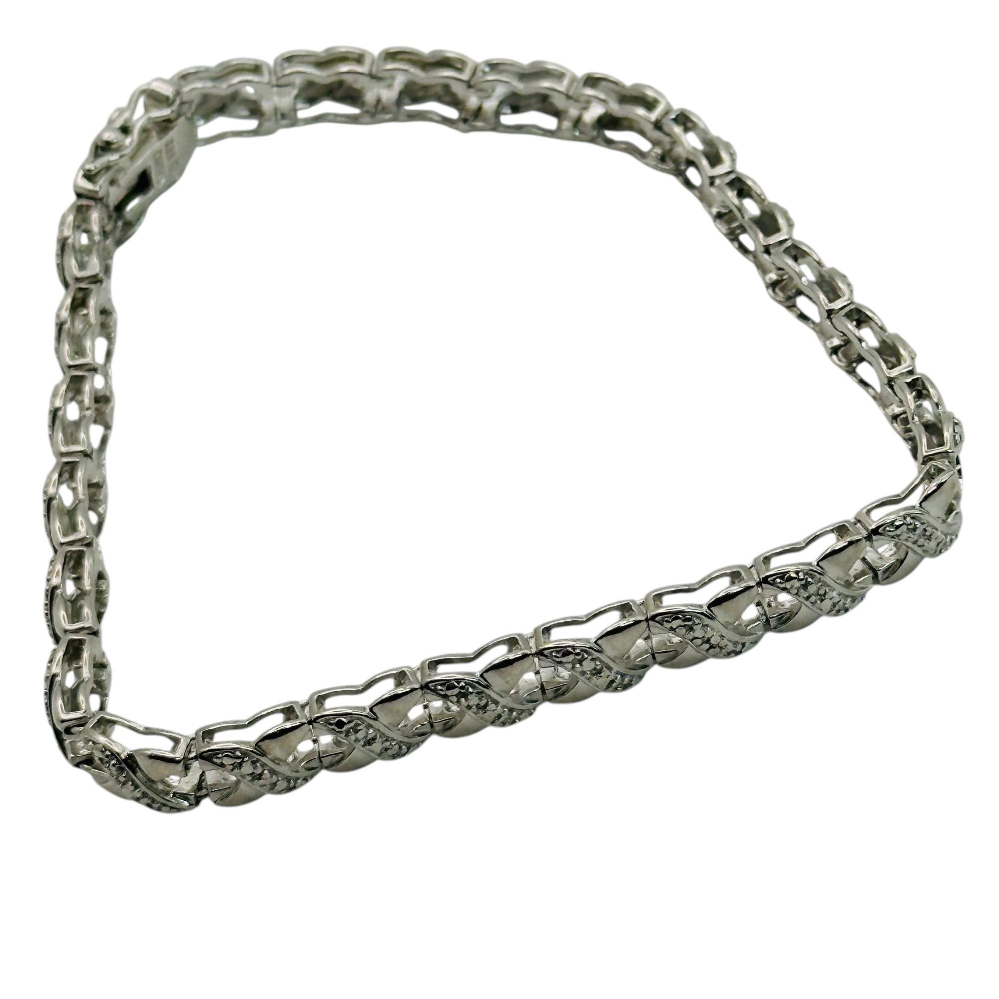 Ross Simmons Sterling Diamond Accent Bracelet