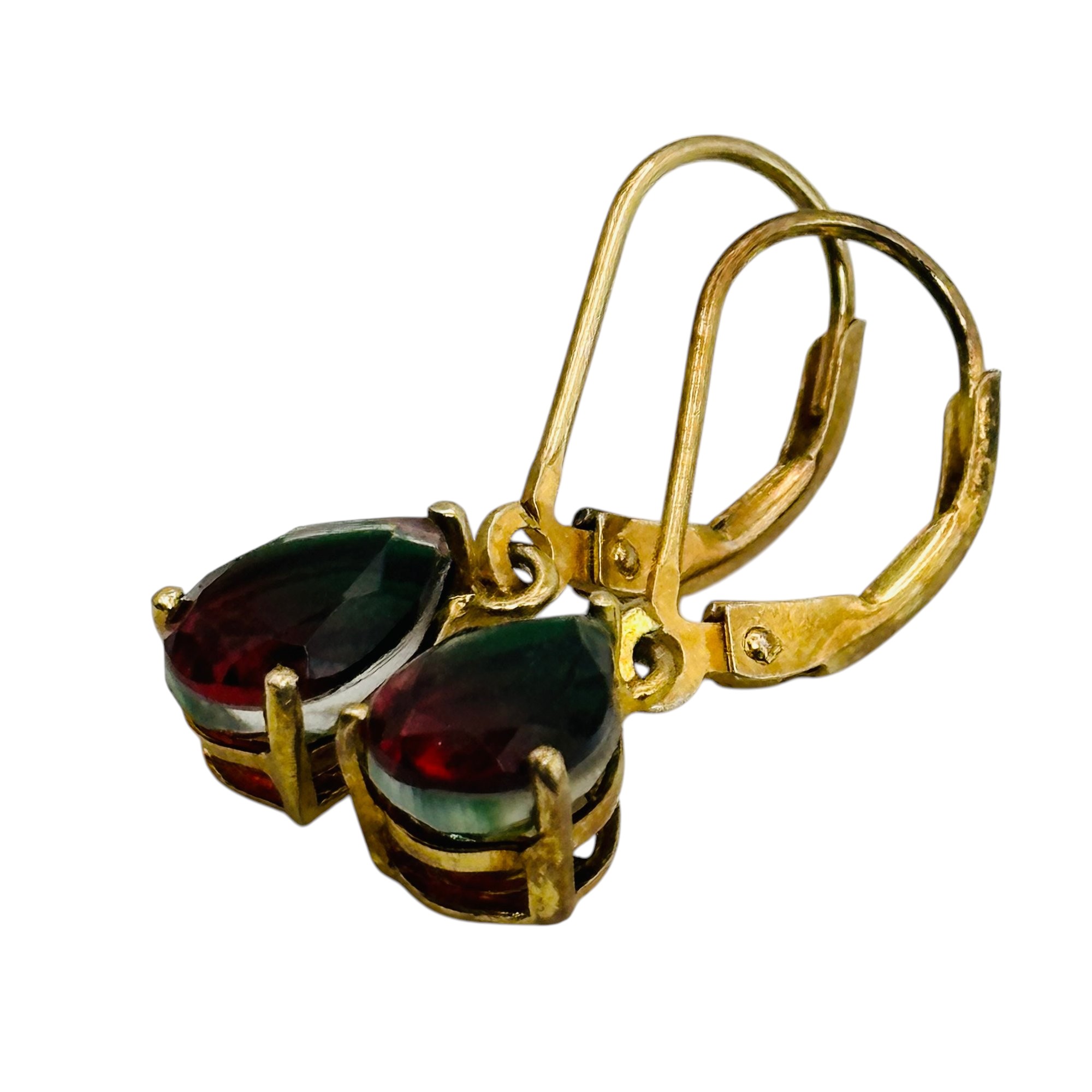Signed Sterling Mystic Topaz Jacket Earrings