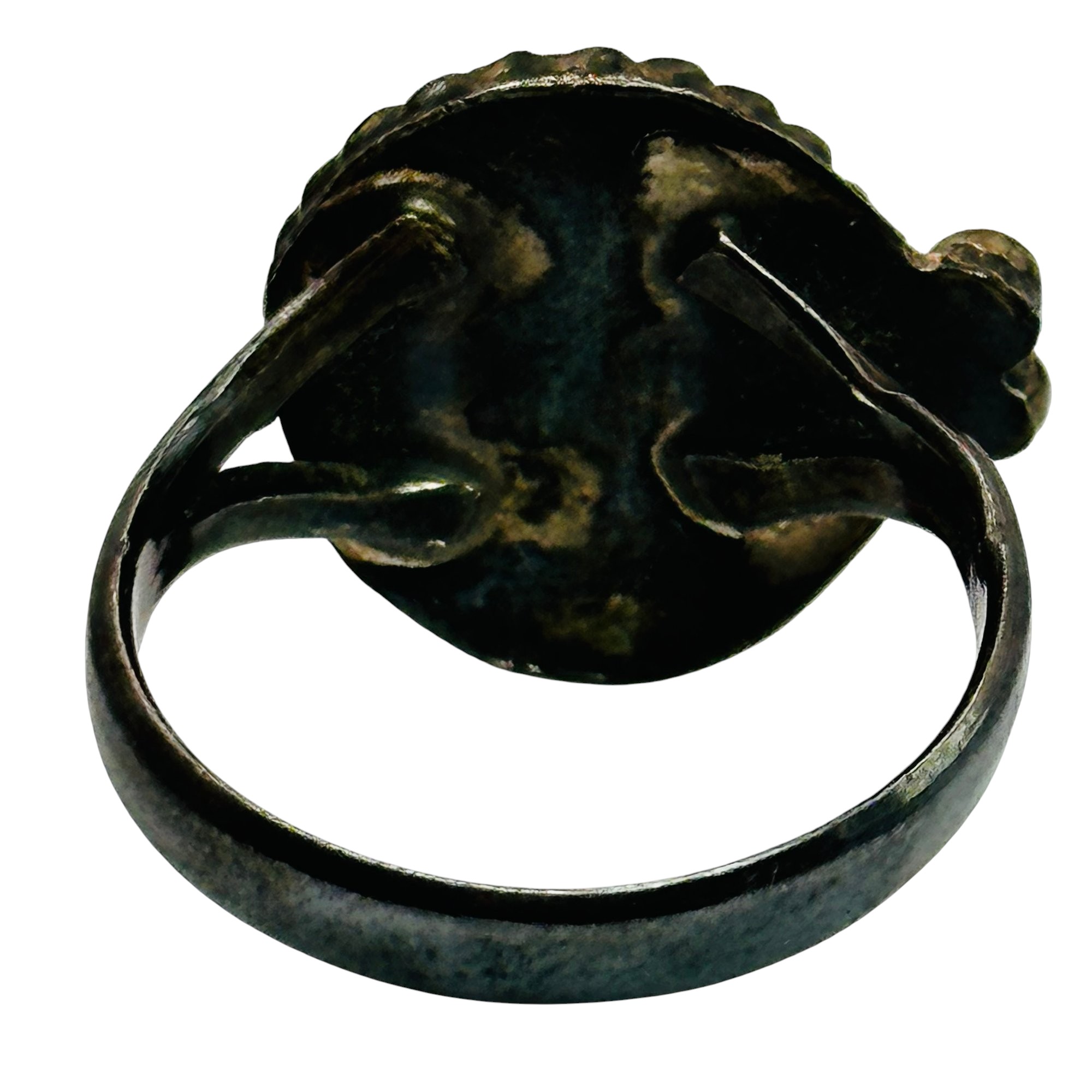 Southwest Sterling Turquoise Ring Sz 8