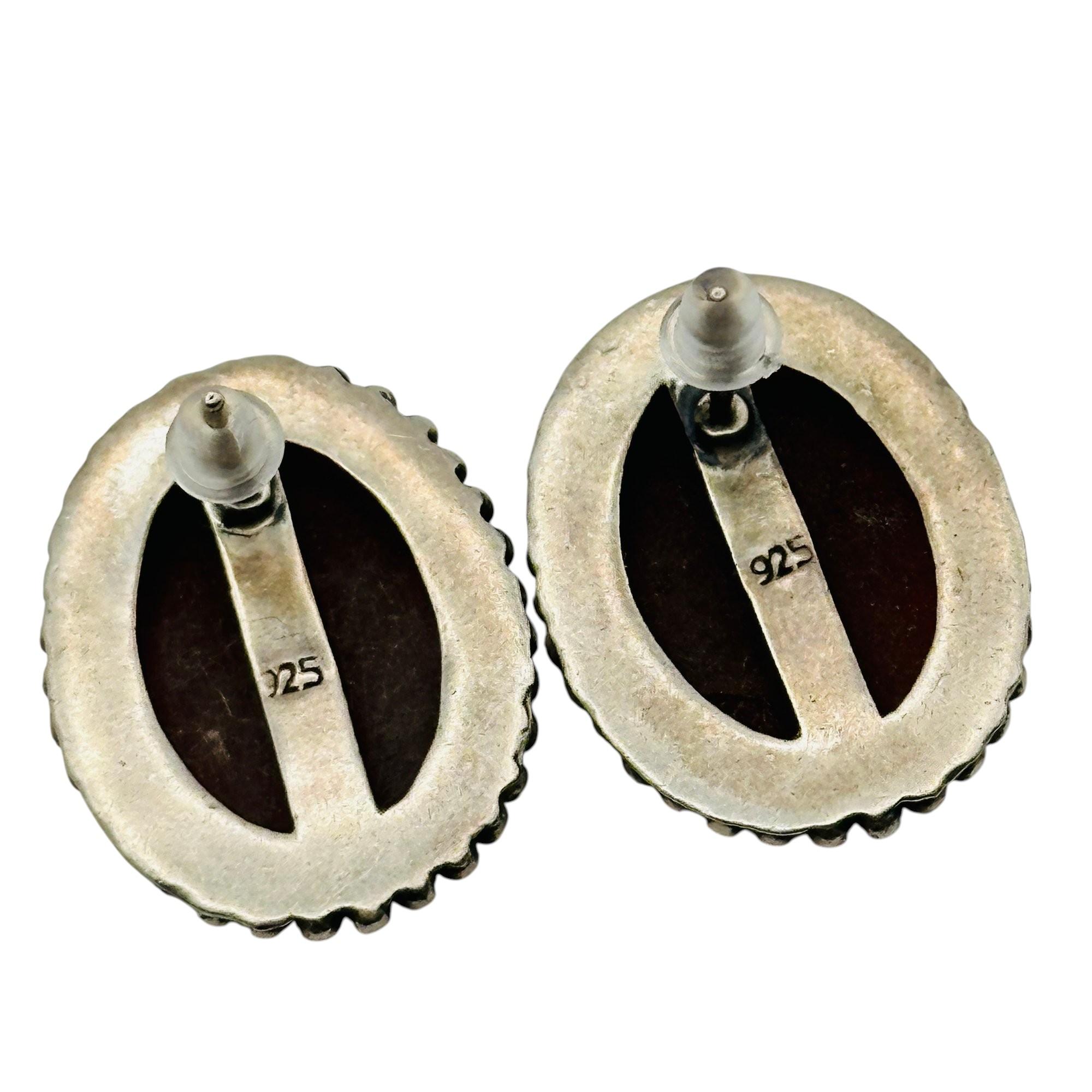 Sterling Carnelian Earrings