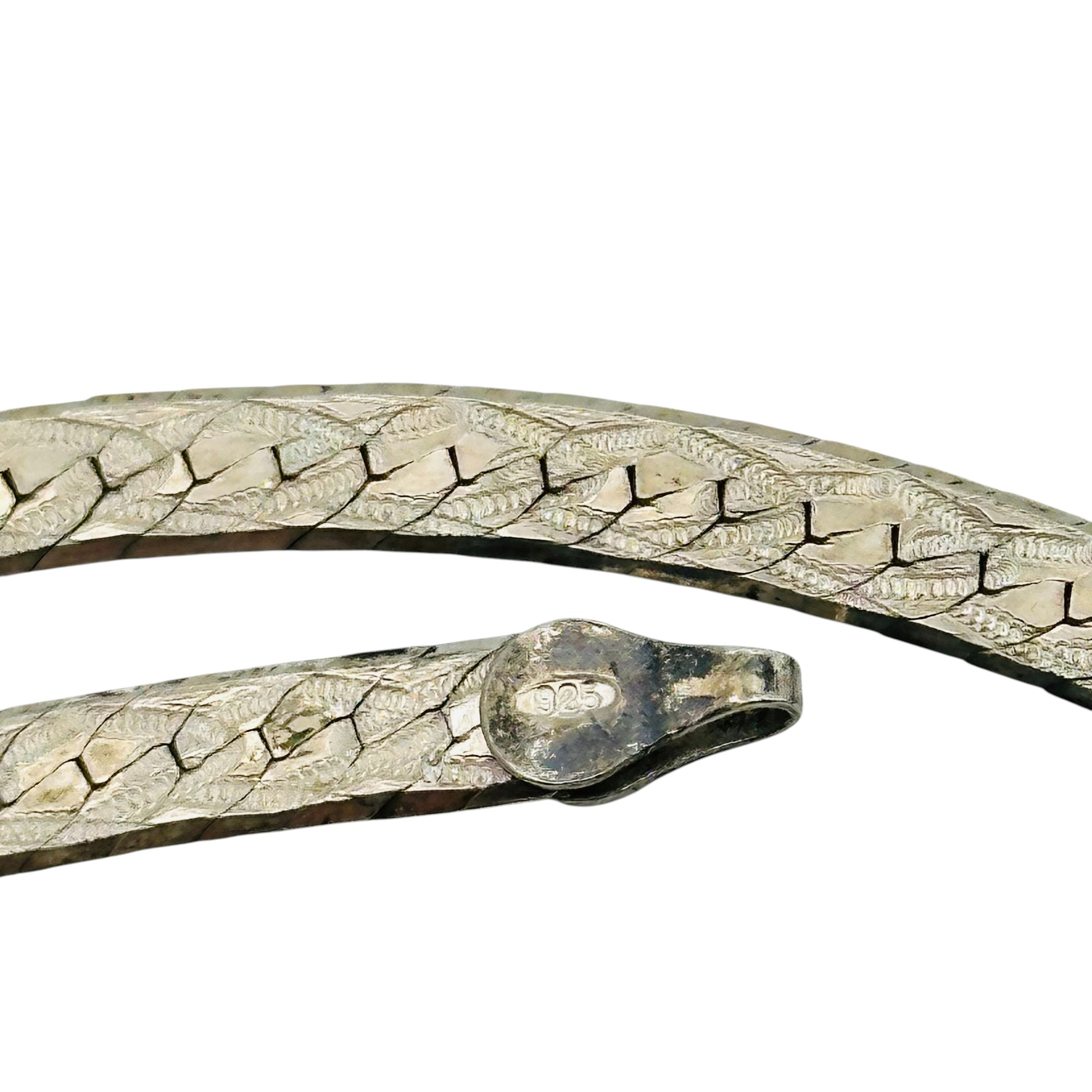 Milor Italy Sterling Snake Chain Necklace