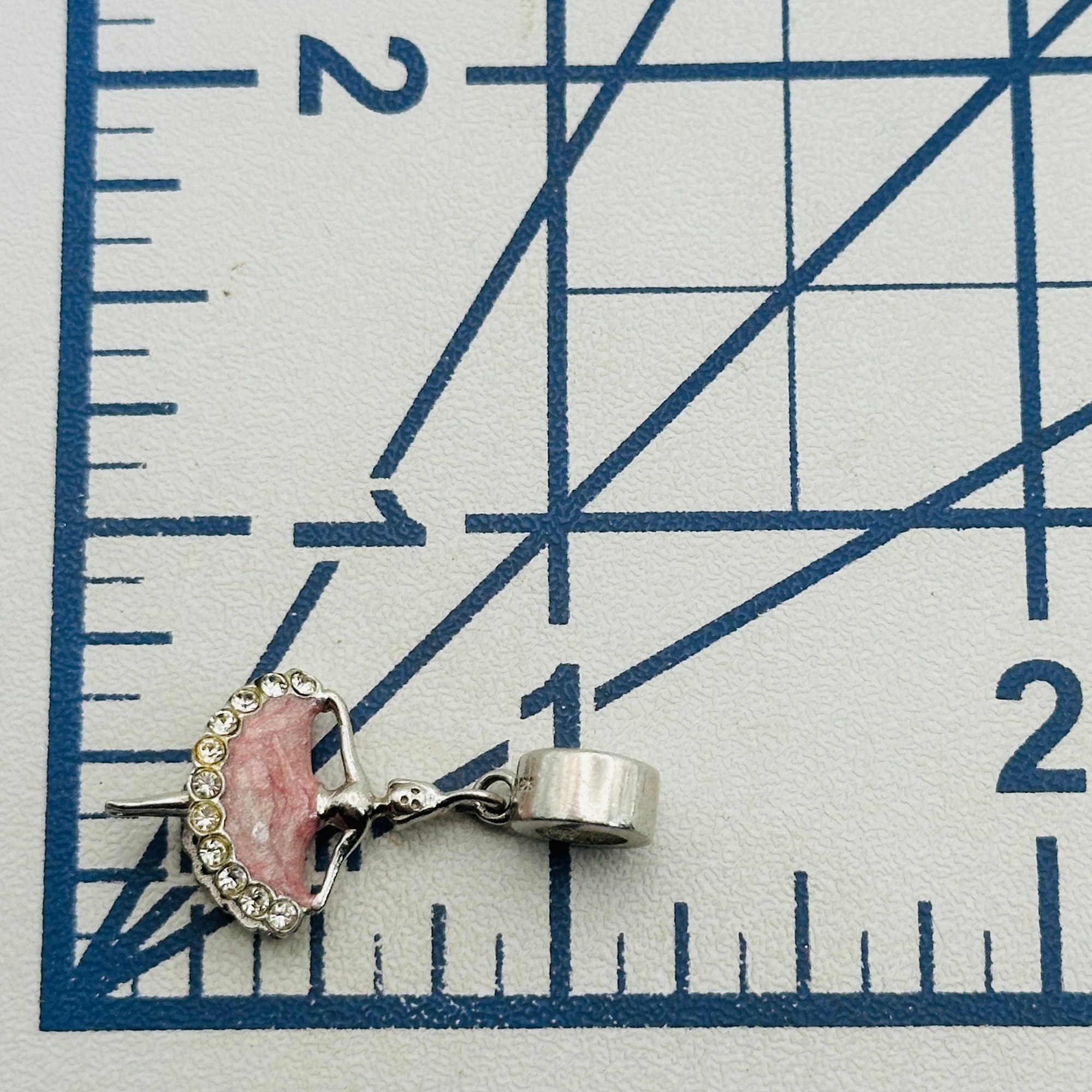Signed Sterling Ballerina Charm