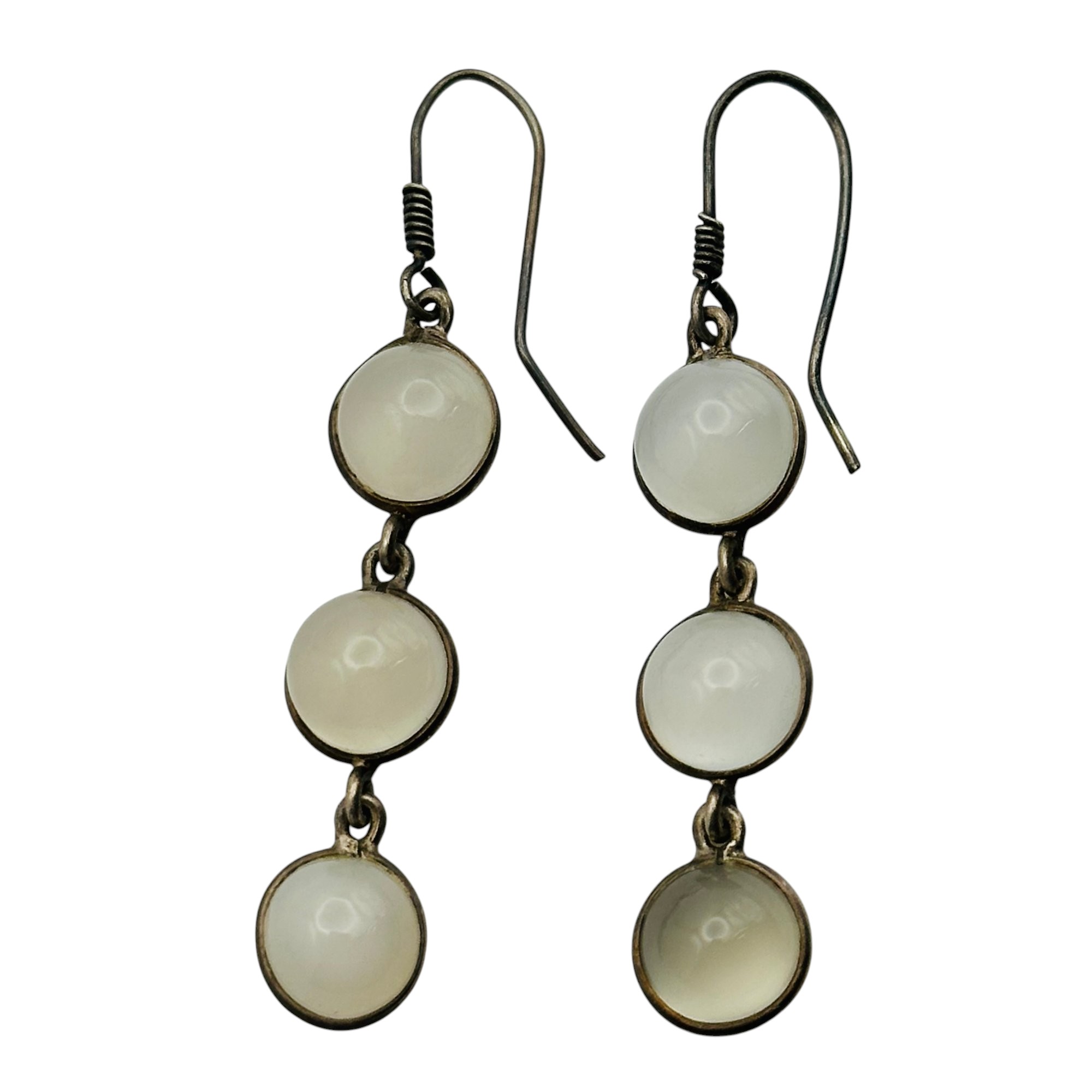 Sterling Moonstone Earrings