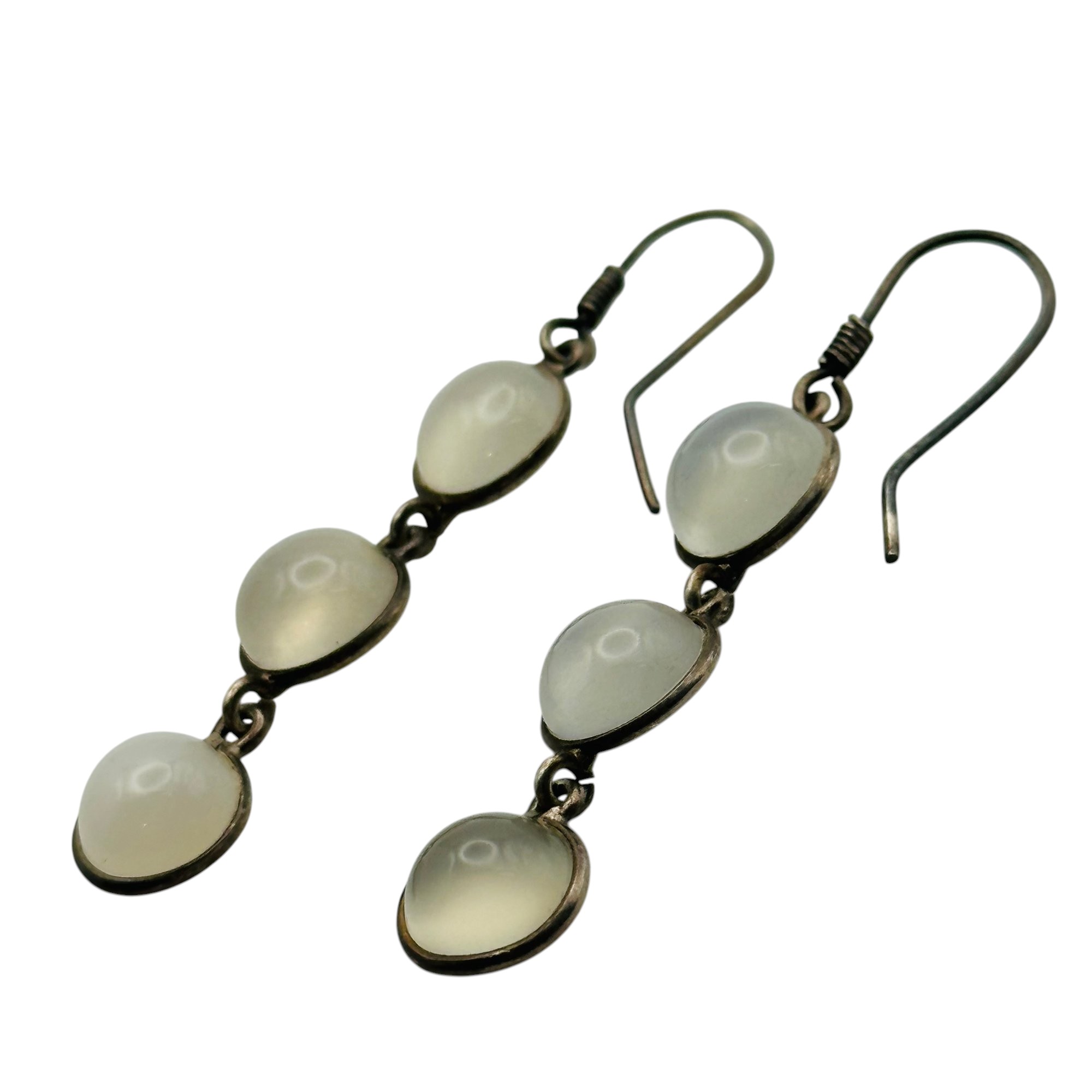 Sterling Moonstone Earrings