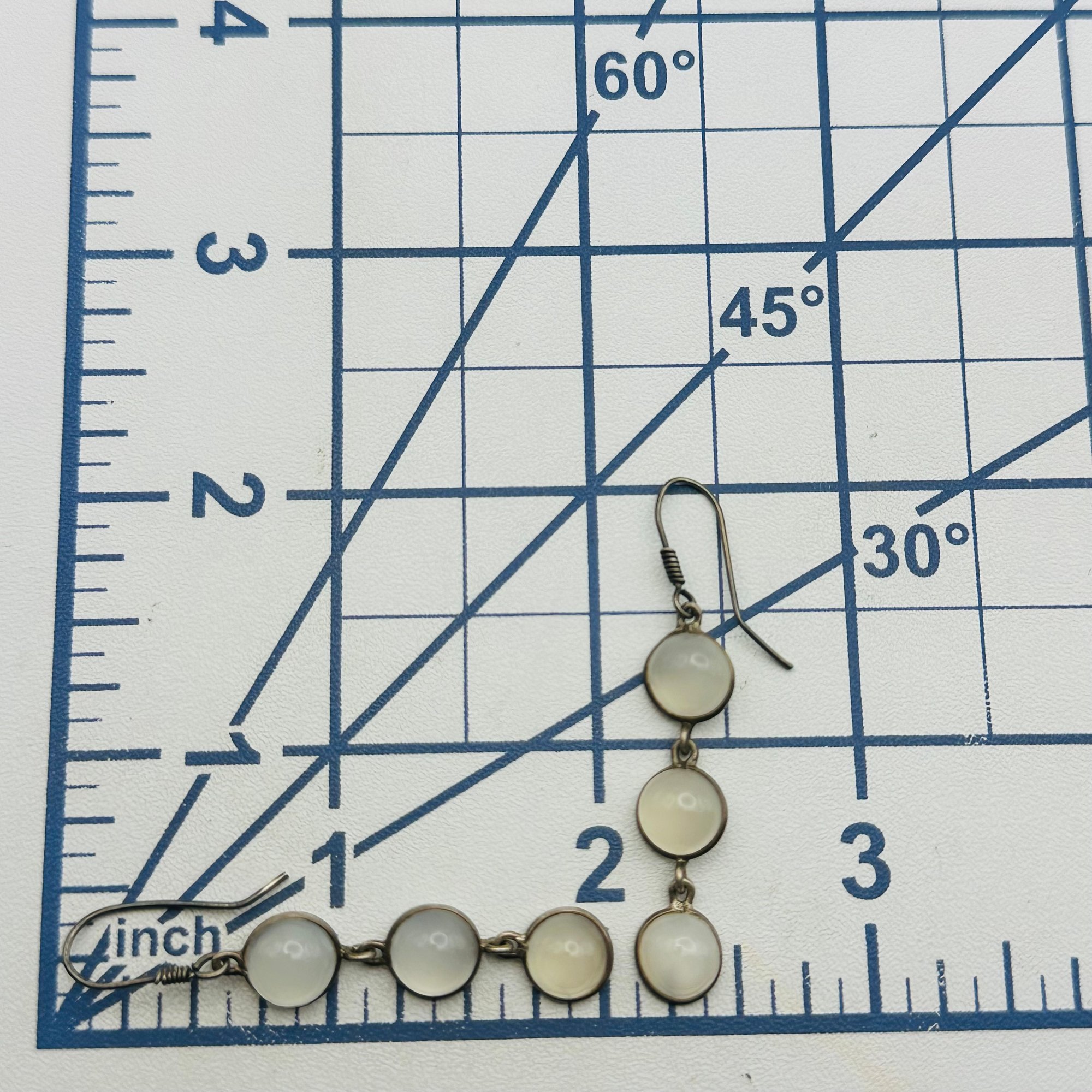Sterling Moonstone Earrings