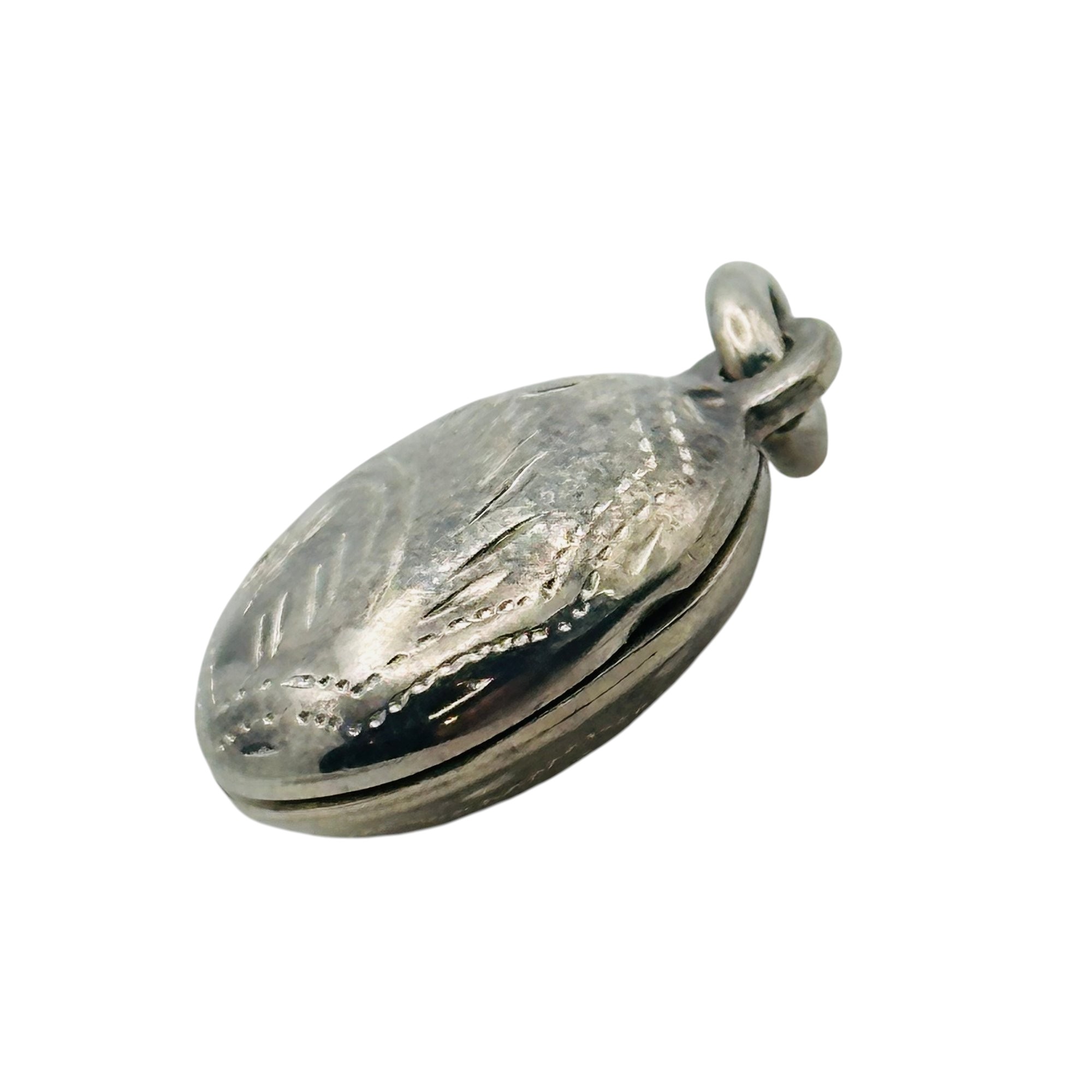 Sterling Etched Locket
