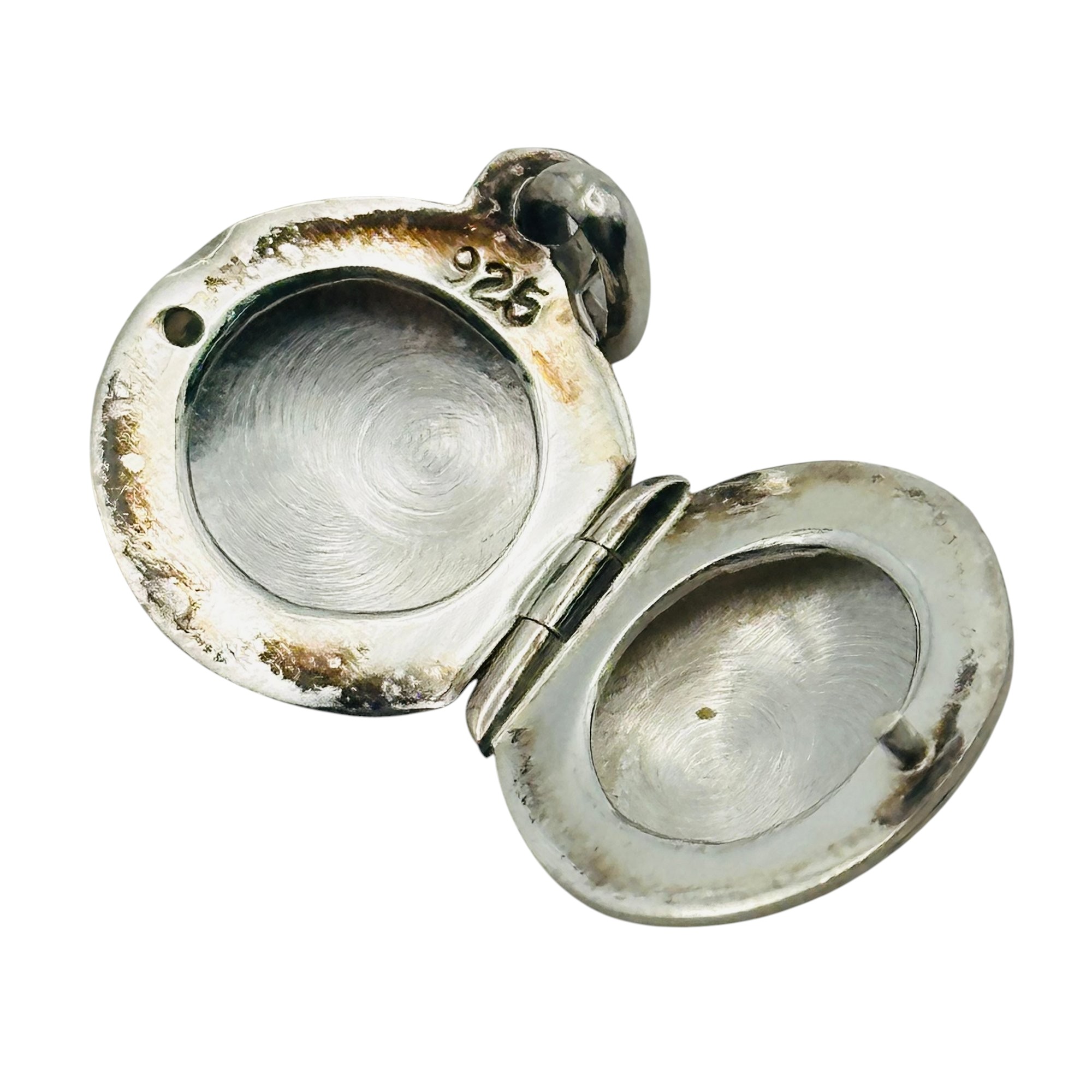 Sterling Etched Locket