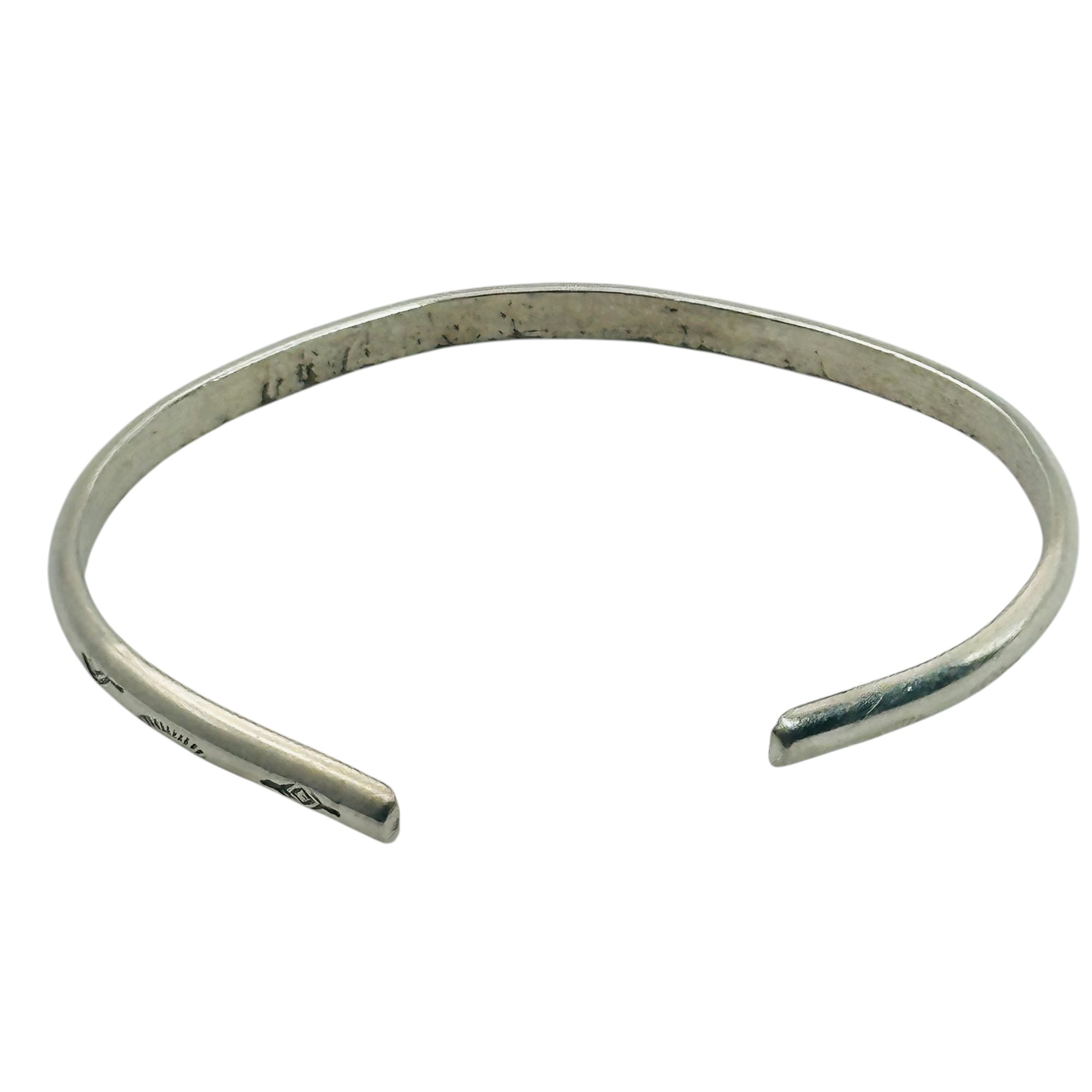 Native Sterling Stamped Cuff Bracelet