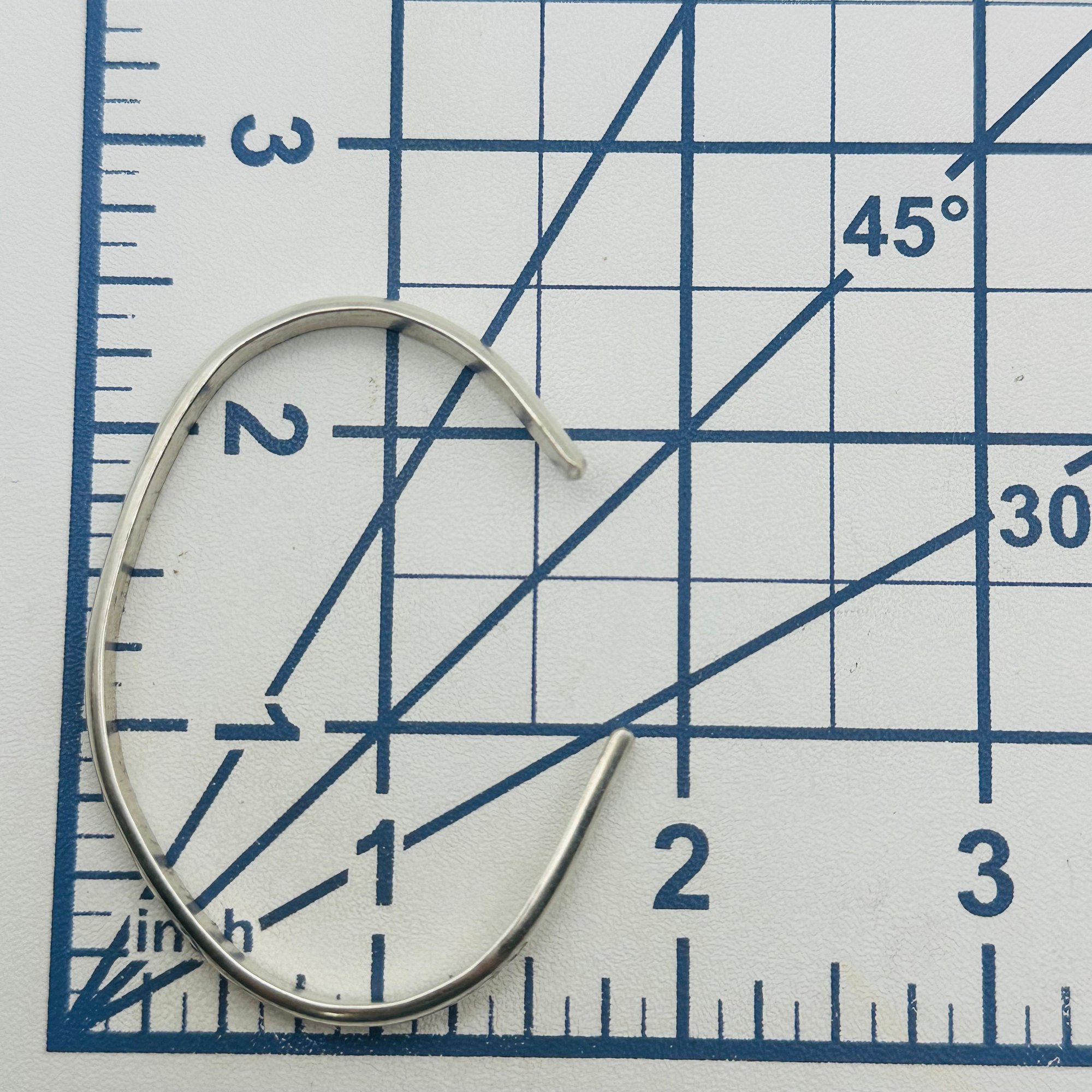 Native Sterling Stamped Cuff Bracelet
