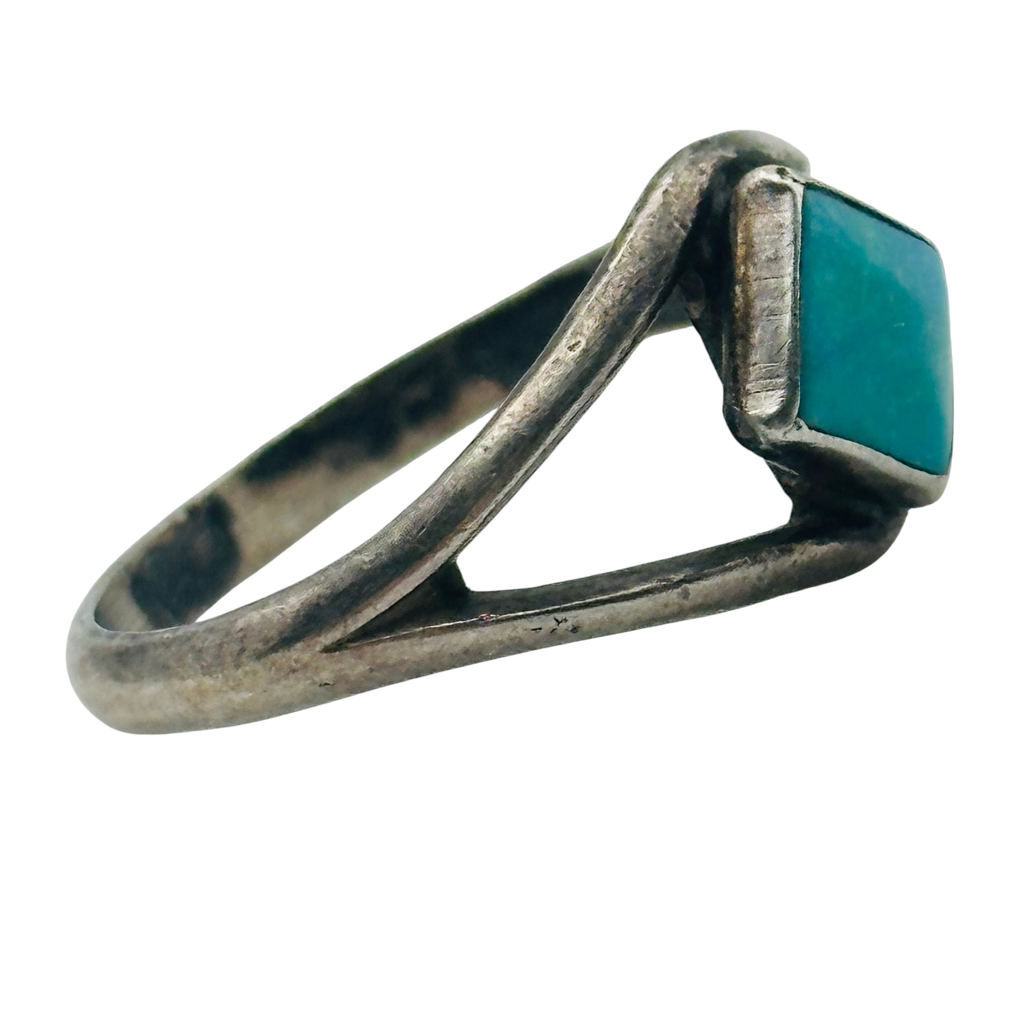 Bell Trading Post Sterling Turquoise Ring Sz 9