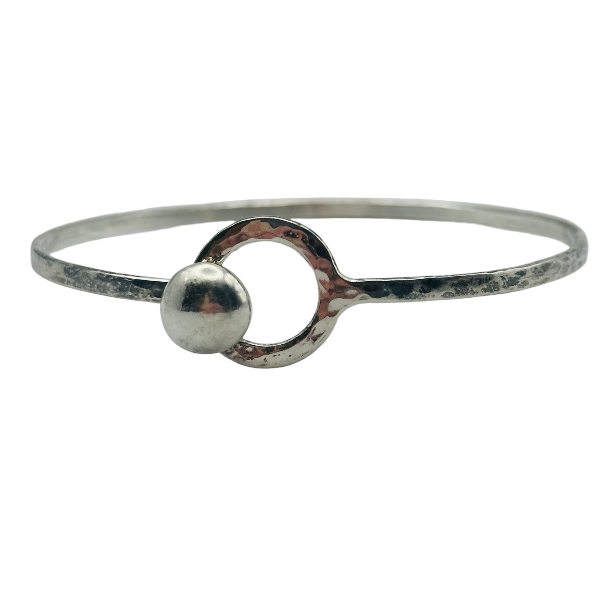 Parker Sterling Latched Bangle Bracelet