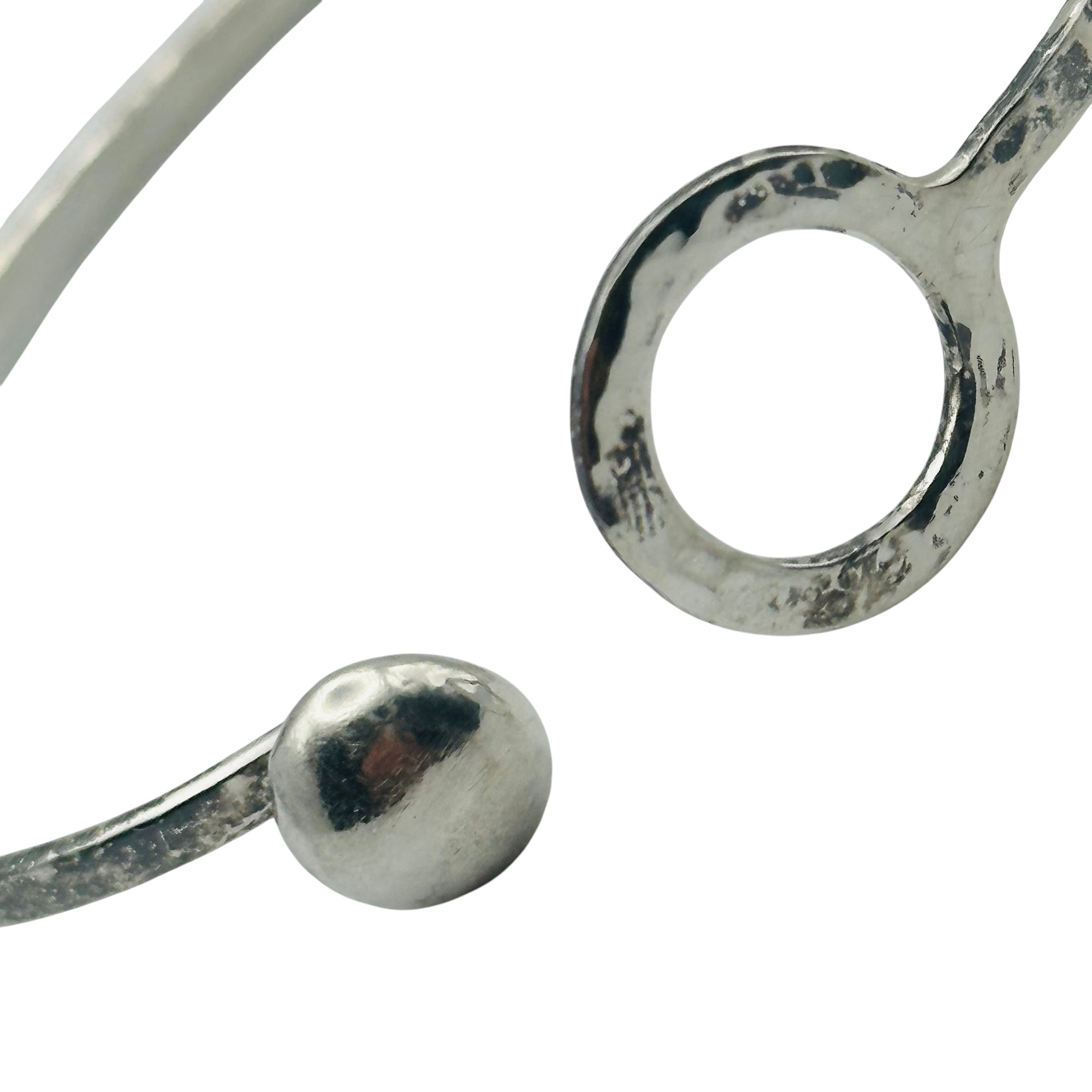 Parker Sterling Latched Bangle Bracelet