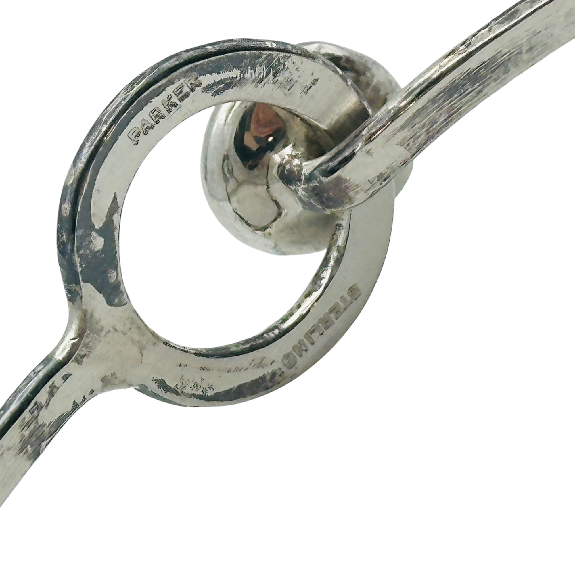 Parker Sterling Latched Bangle Bracelet