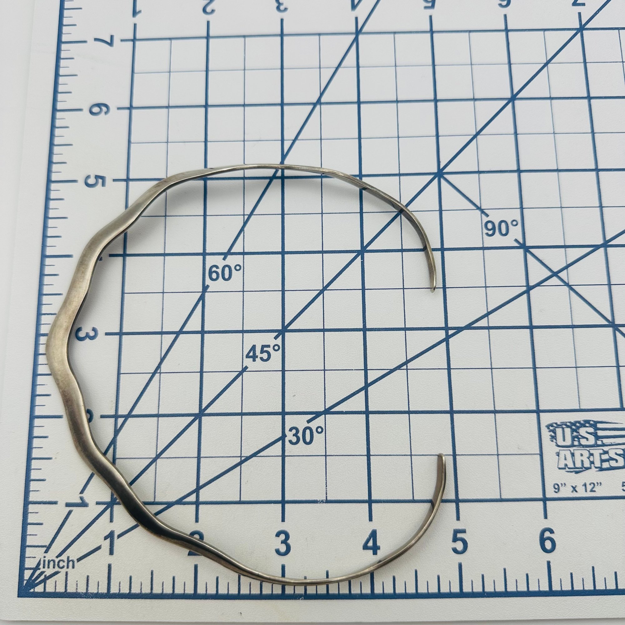 Sterling Wavy Collar Necklace