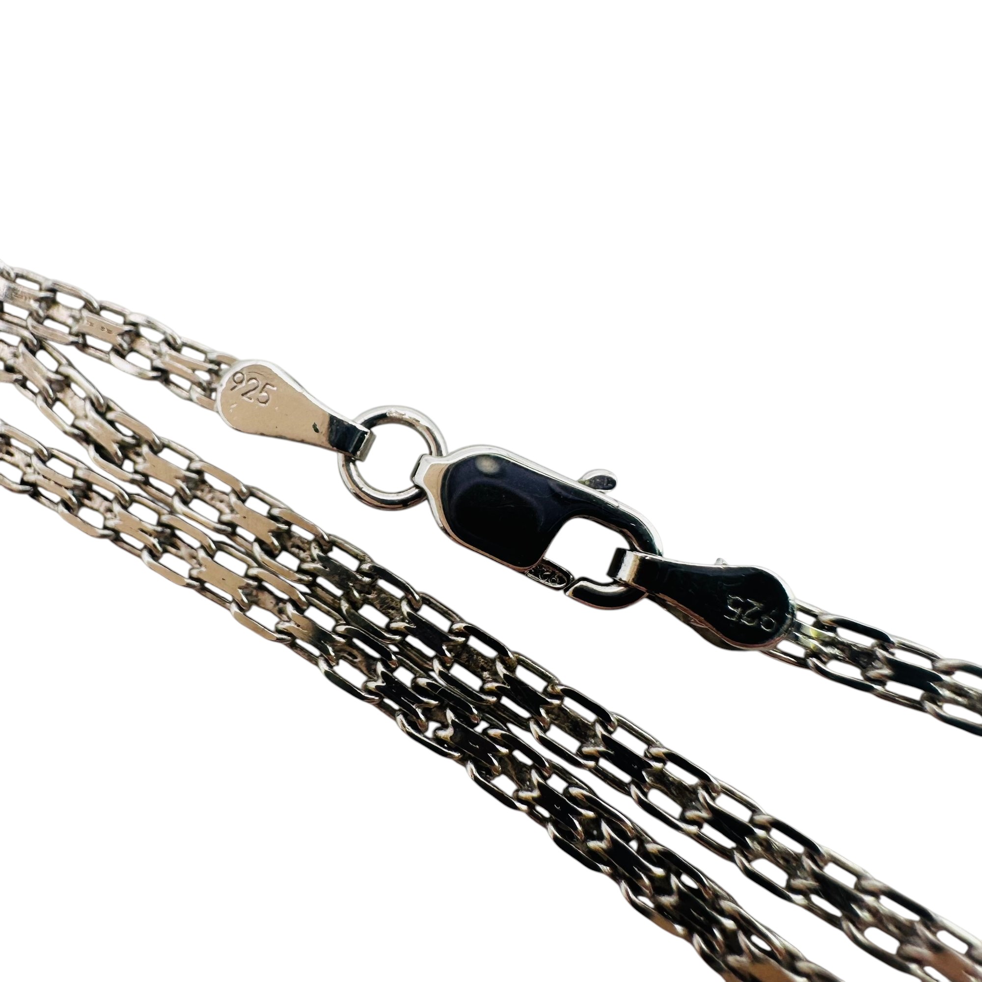 Sterling Diamond Point Necklace