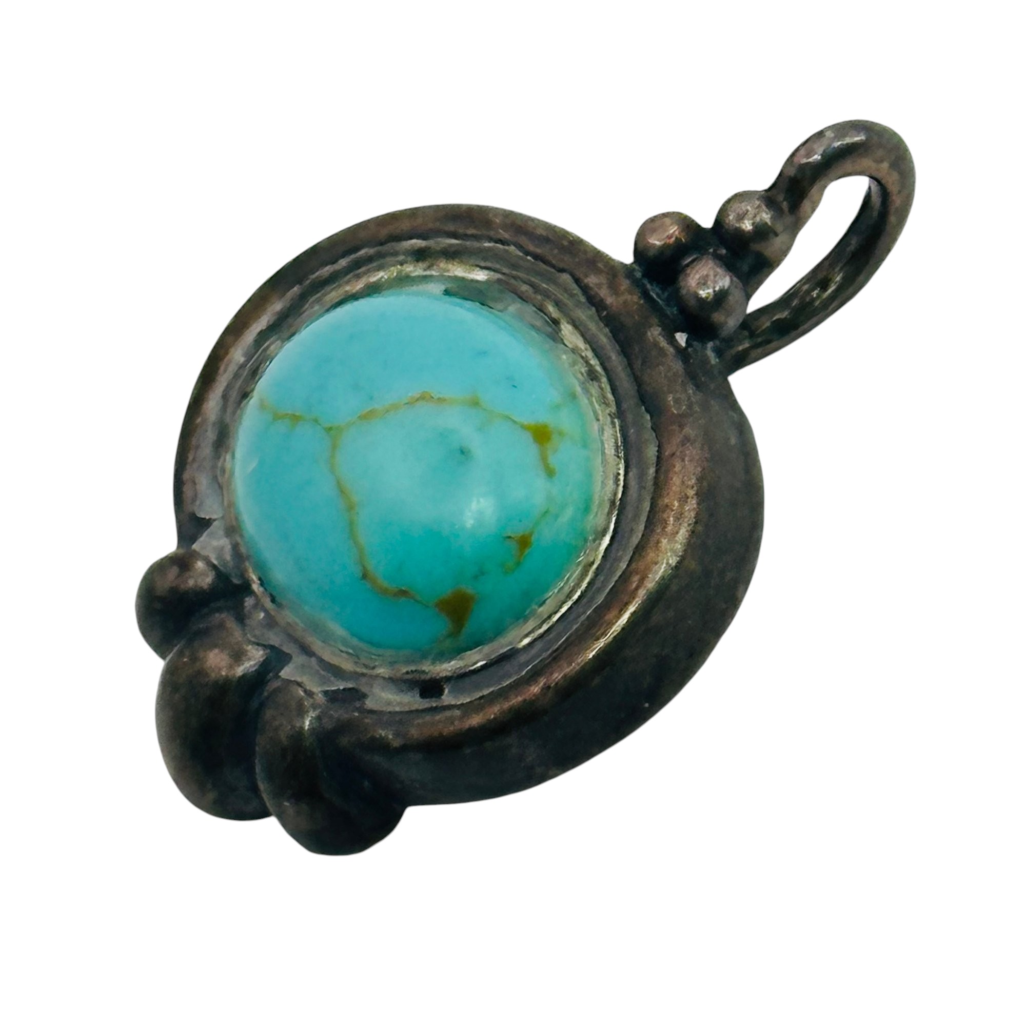 Sterling Turquoise Pendant