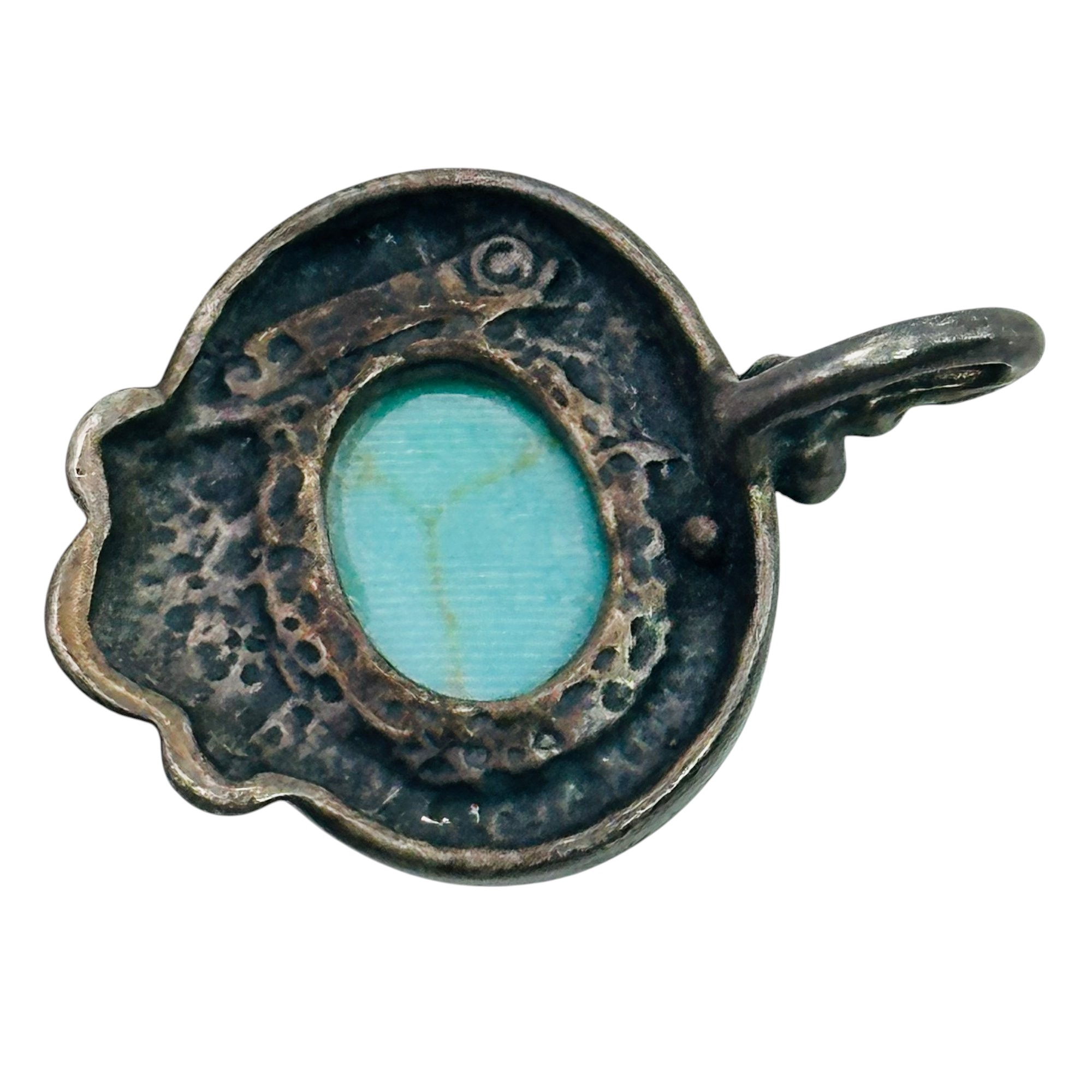 Sterling Turquoise Pendant