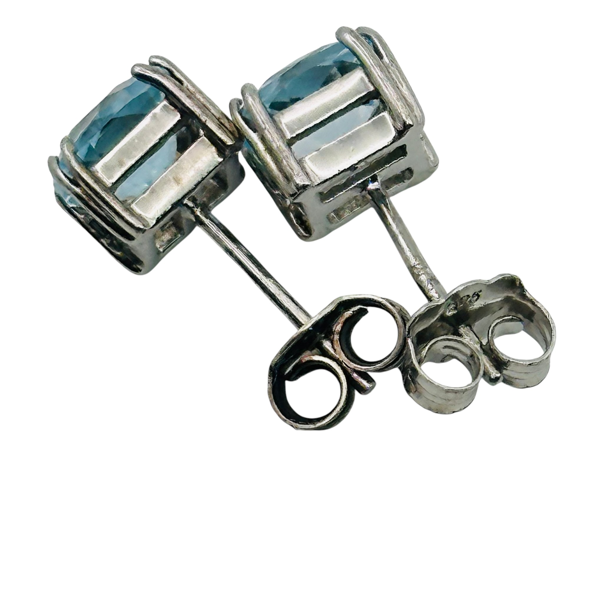 Sterling Topaz Earrings