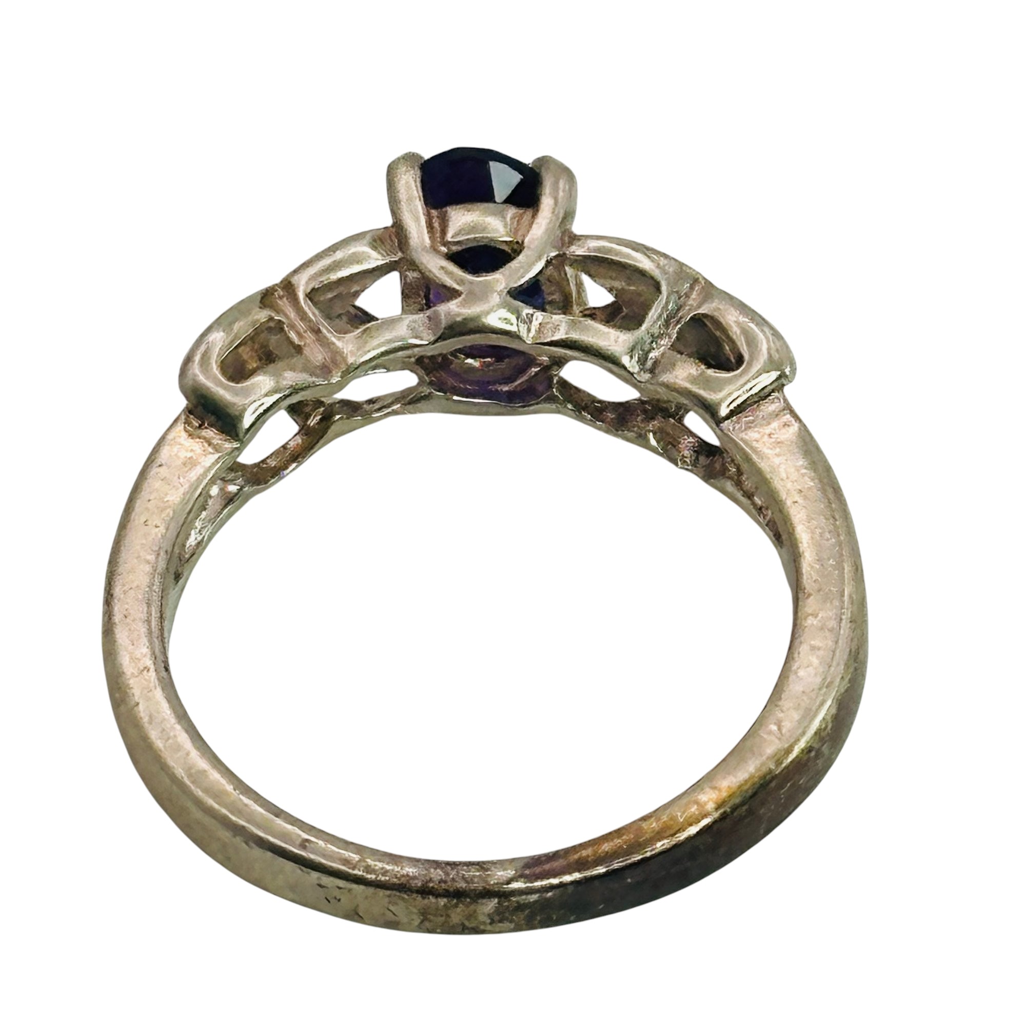 Sterling Amethyst Ring Sz 6