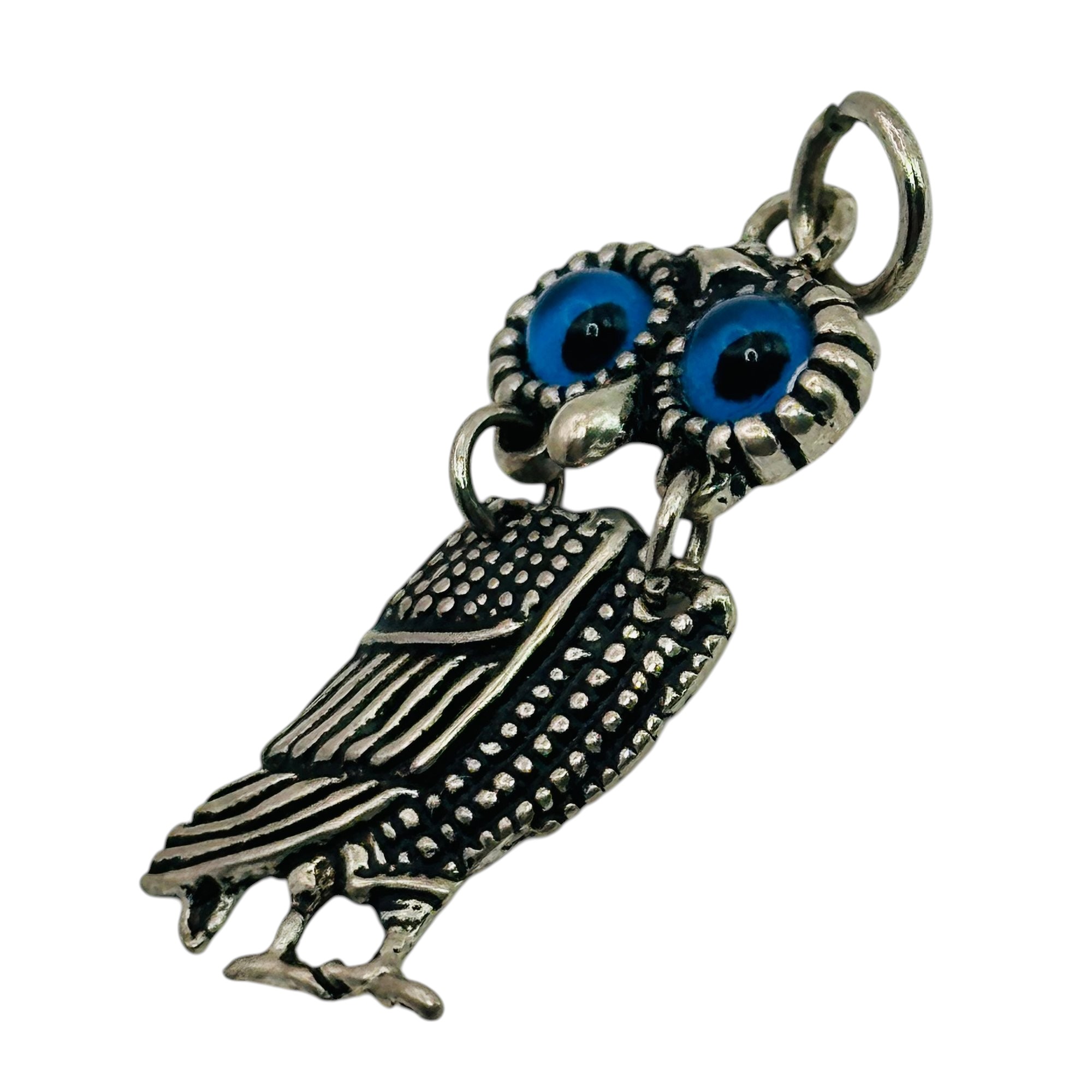 Sterling Owl Charm