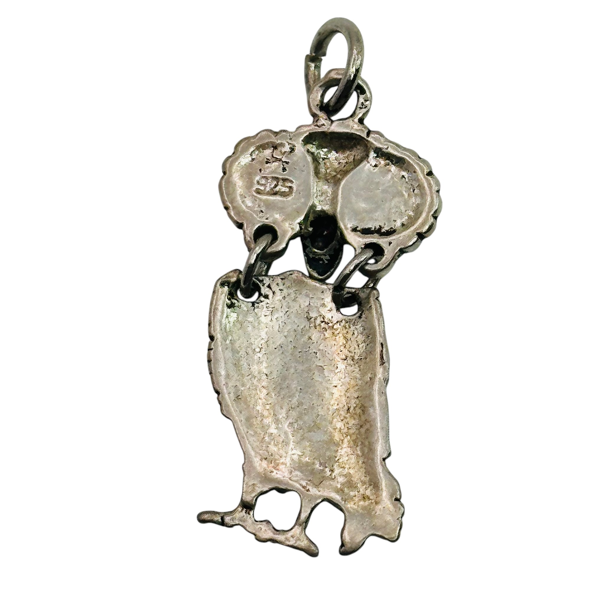 Sterling Owl Charm