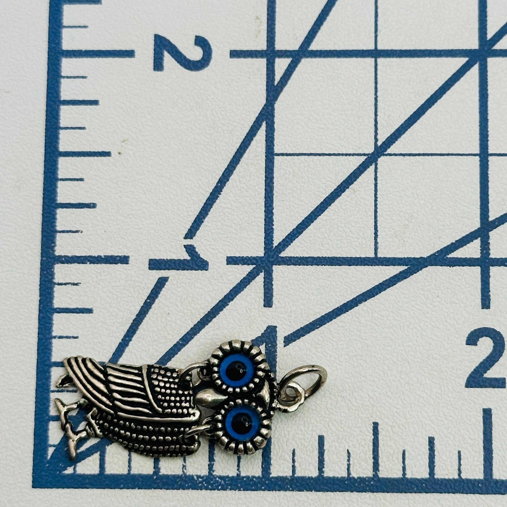 Sterling Owl Charm