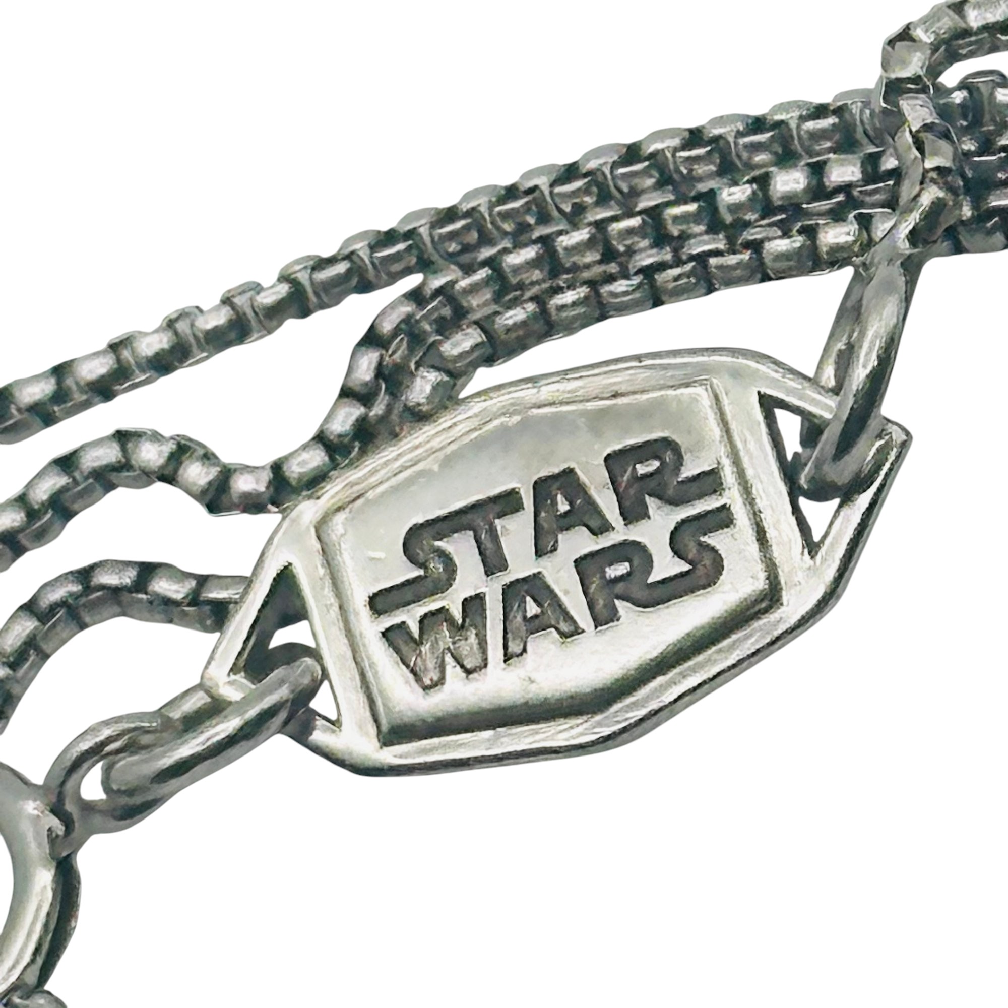 Signed Sterling Box Chain Necklace