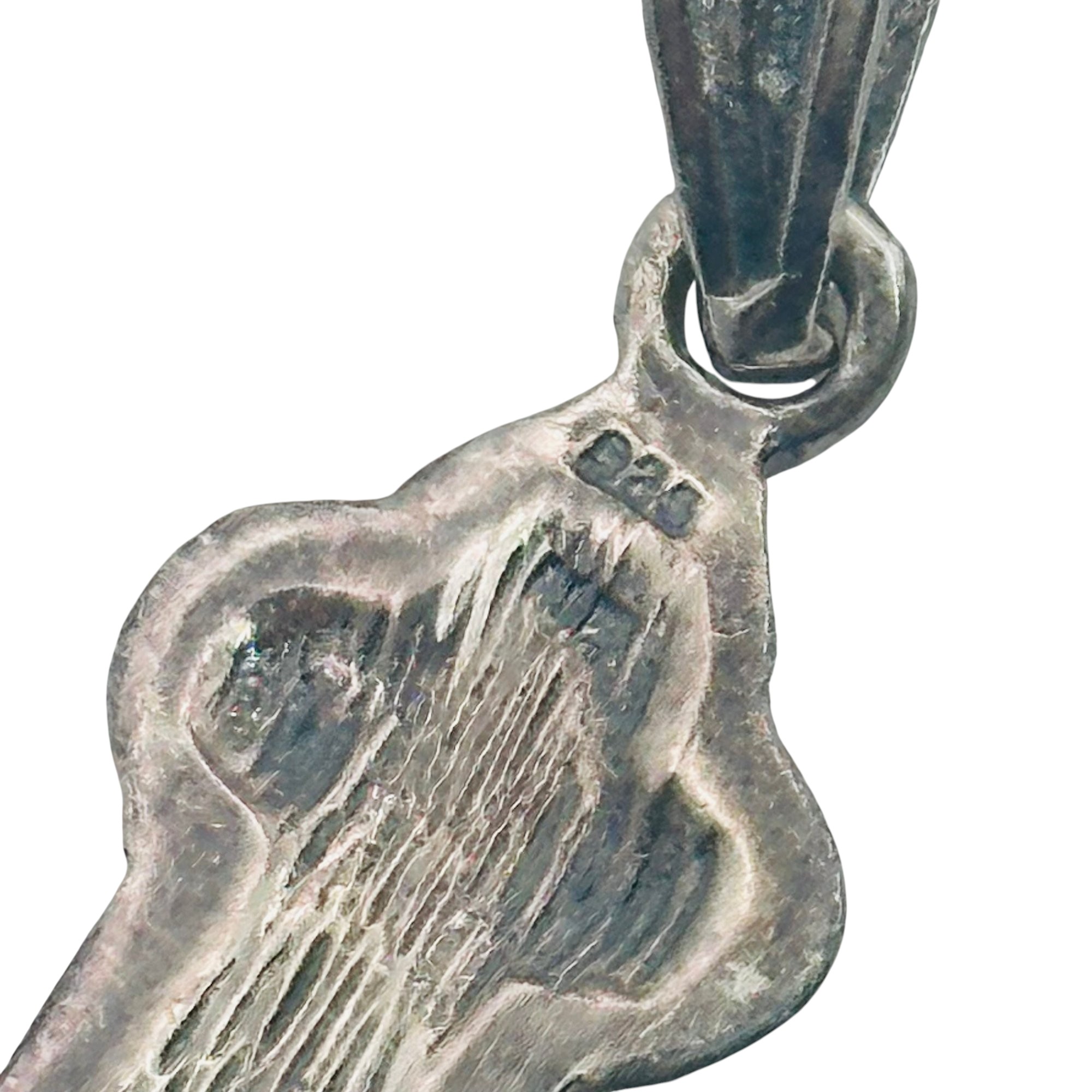 Sterling Overlay Cross Pendant