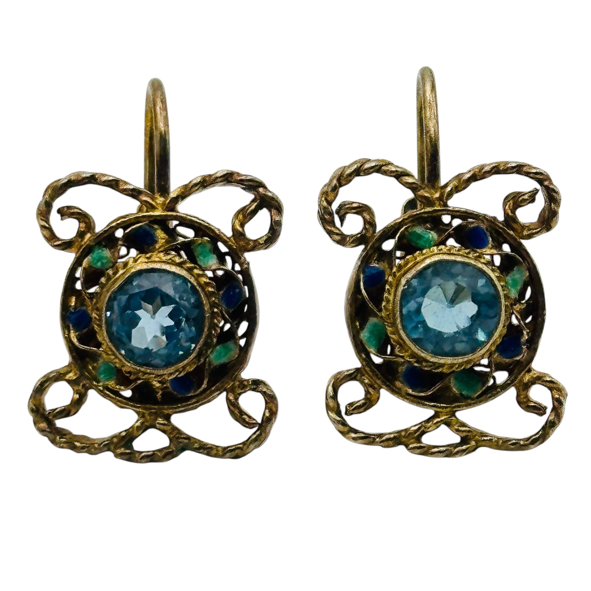 Sterling Spinel Earrings