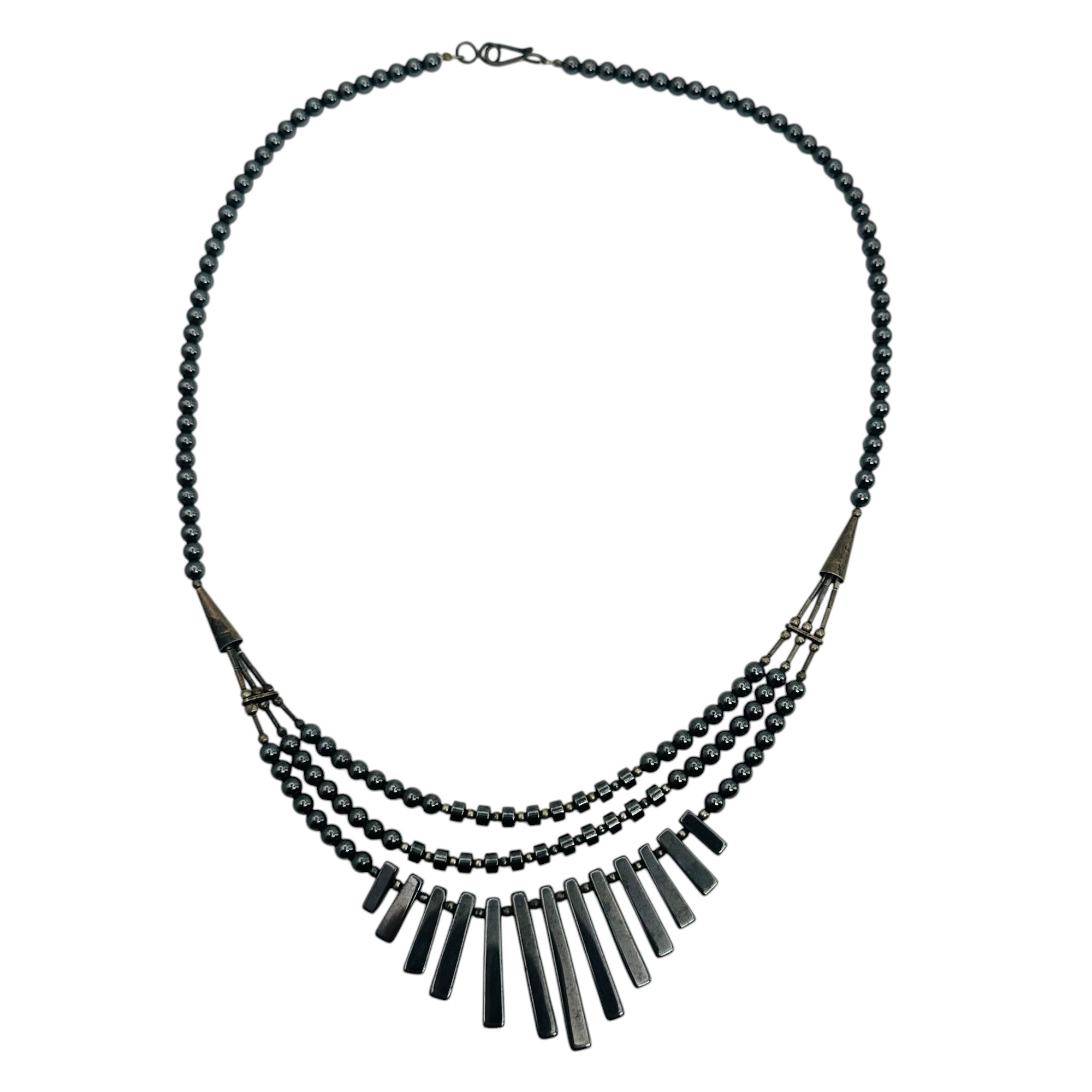 Sterling Hematite Necklace