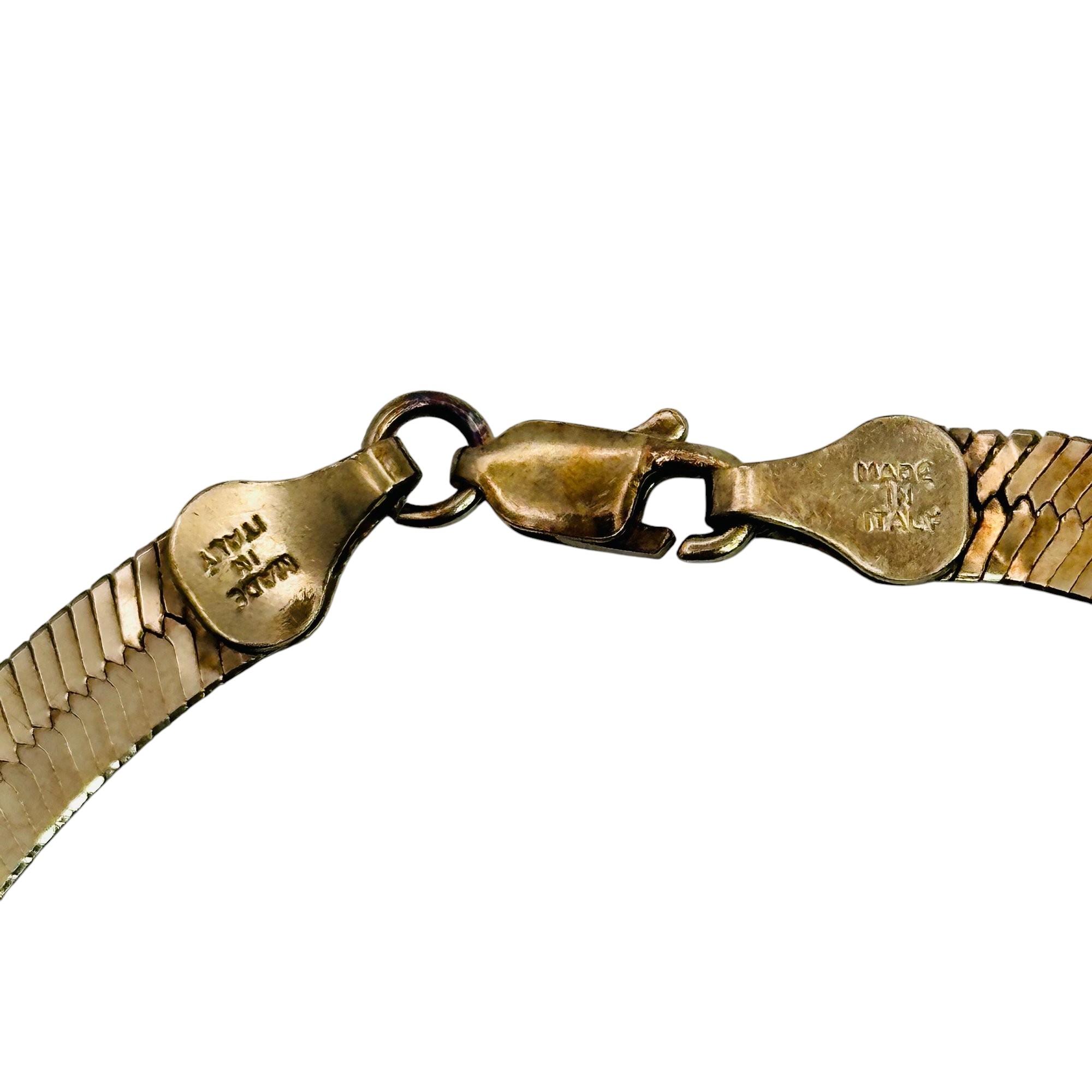 BurS Sterling Flat Chain Bracelet
