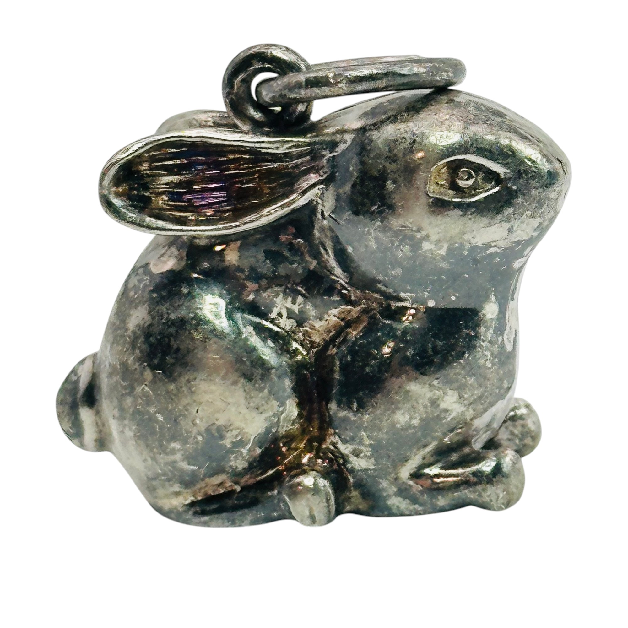Sterling Bunny Pendant