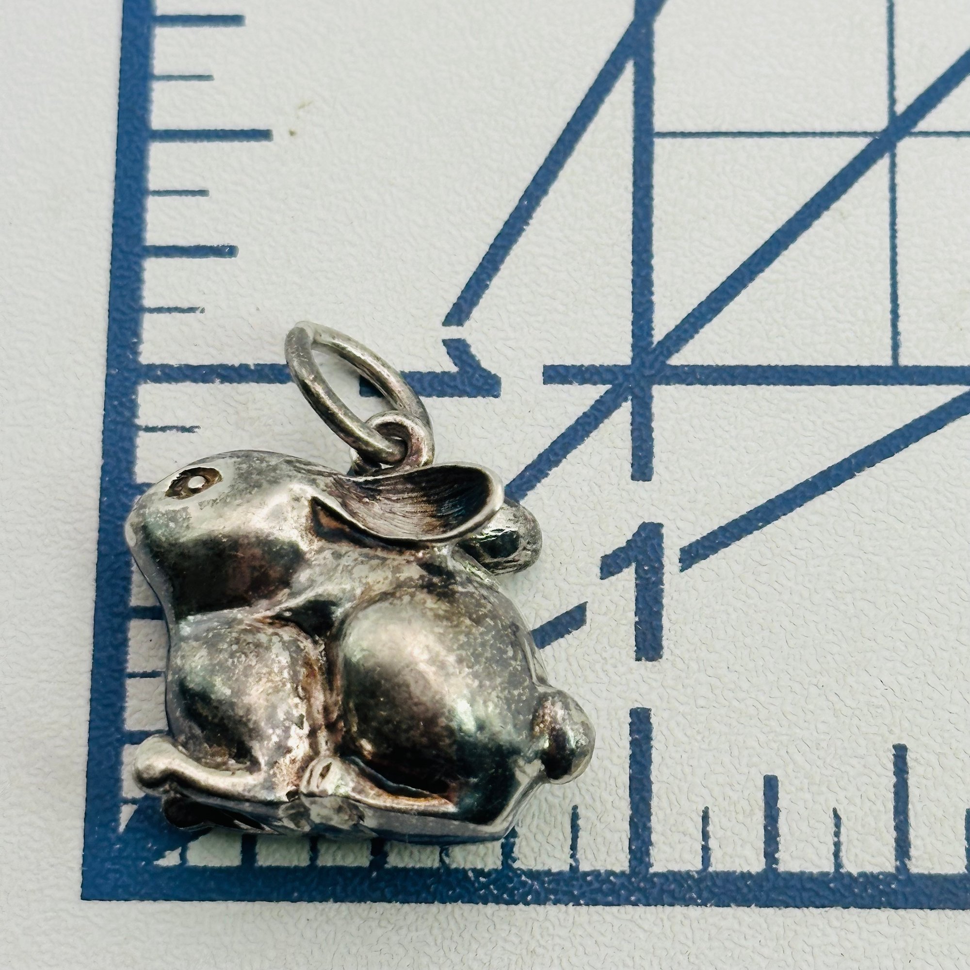 Sterling Bunny Pendant
